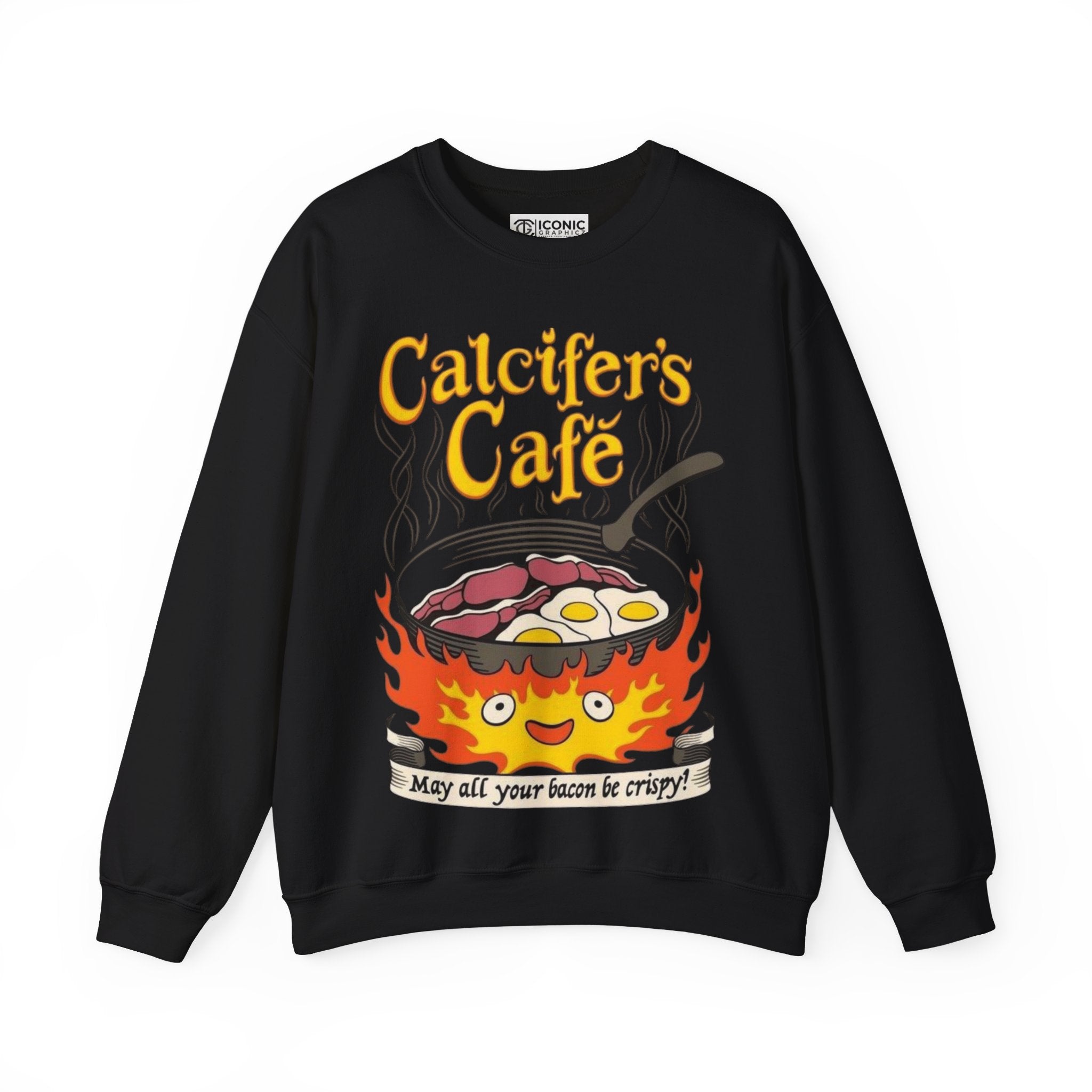 Calcifer Howls moving castle Unisex Heavy Blend™ Crewneck Sweatshirt