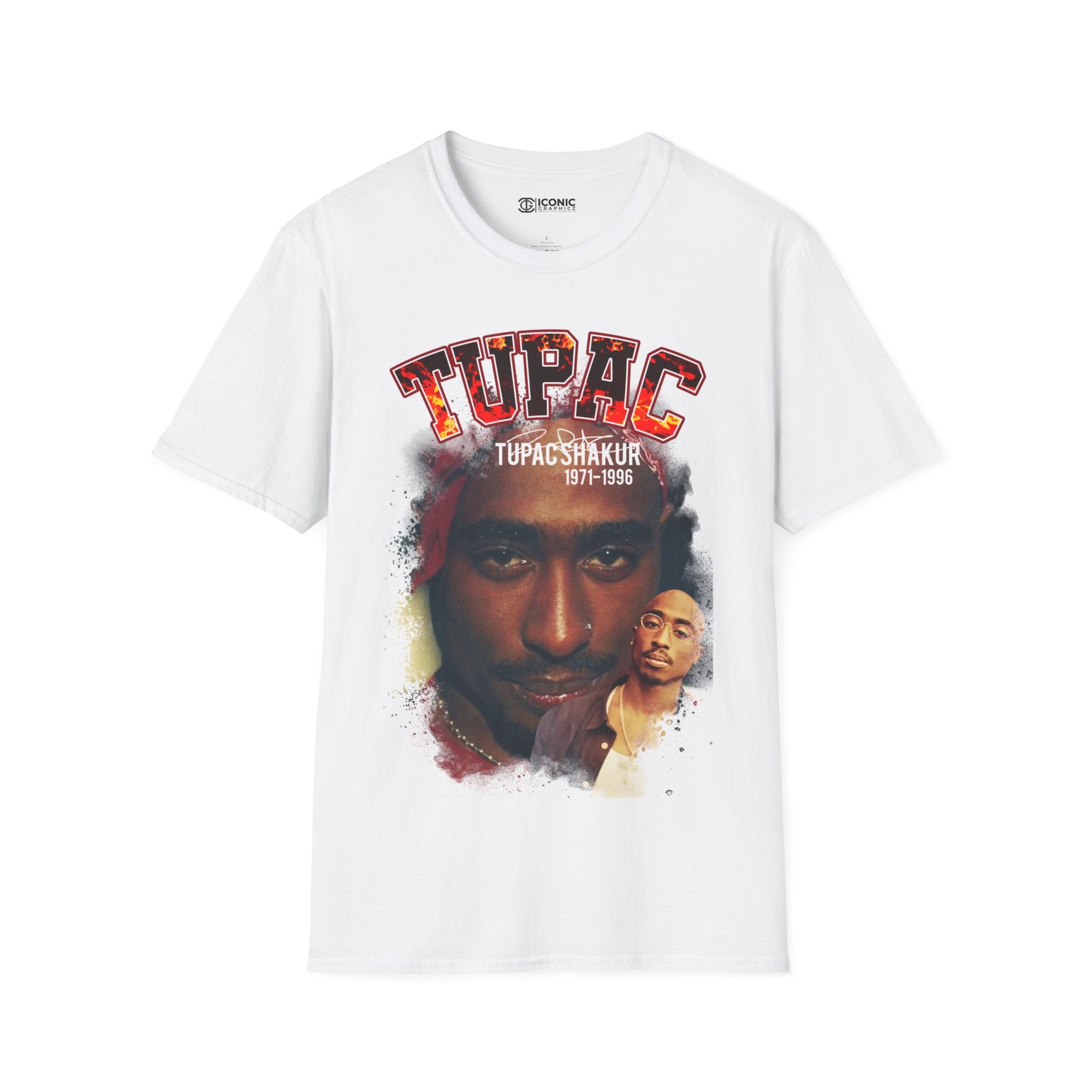 2 Pac Unisex Softstyle T-Shirt - IGZ Clothing 