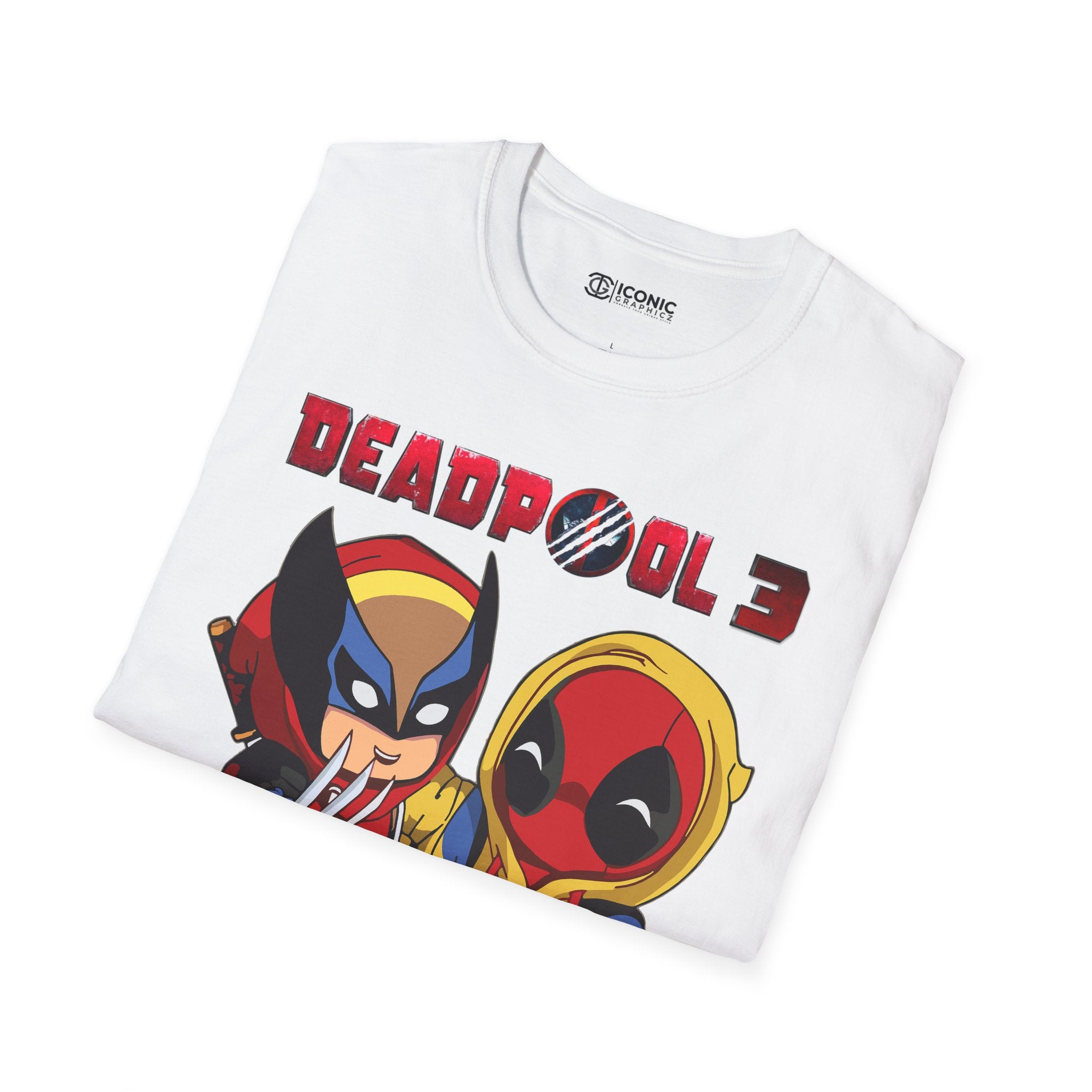 Deadpool and Wolverine Unisex Softstyle T-Shirt - IGZ Clothing 