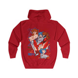 Asuka Evangelion Unisex Full Zip Hoodie