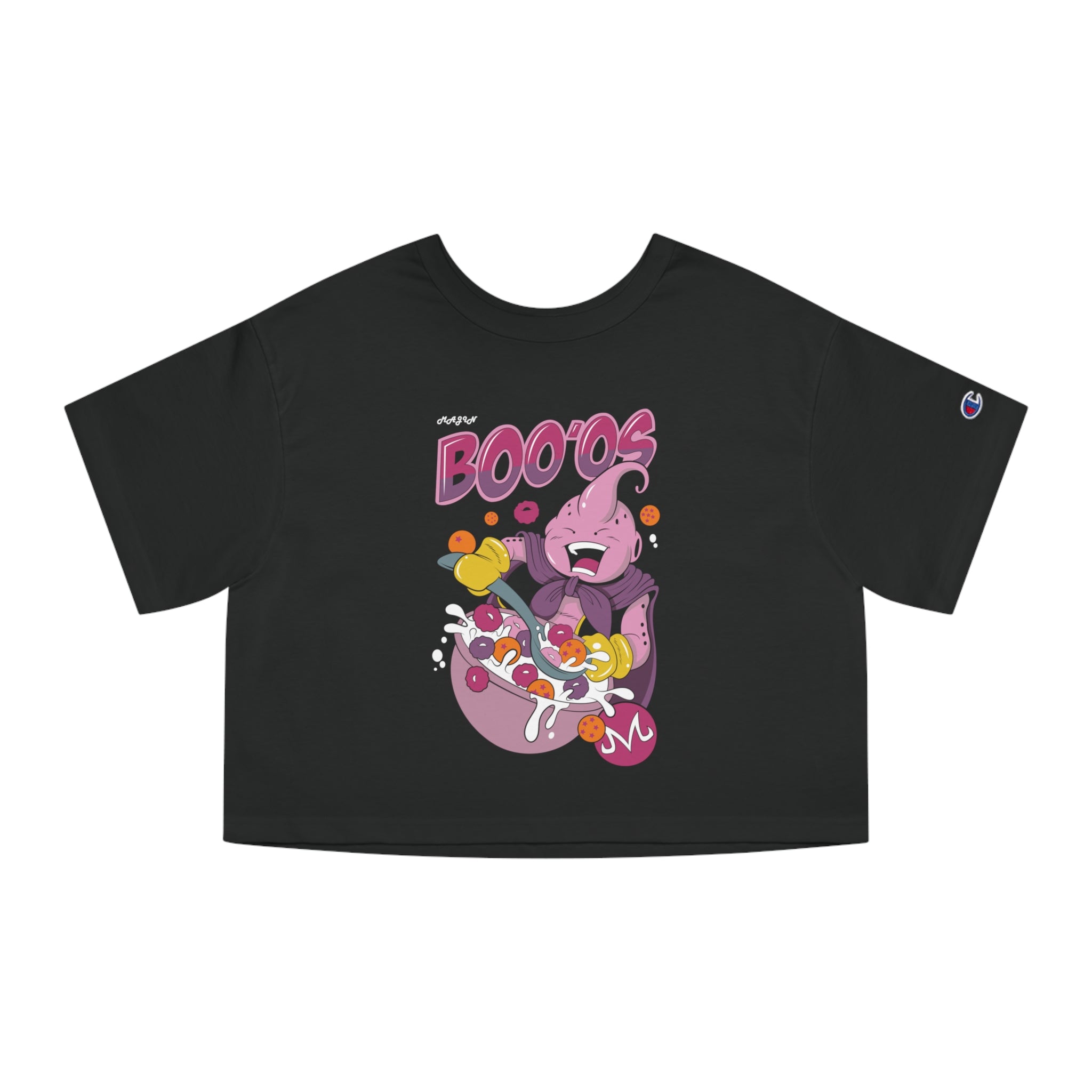 Majin Boo Champion Women's Heritage Cropped T-Shirt - IGZ Clothing 