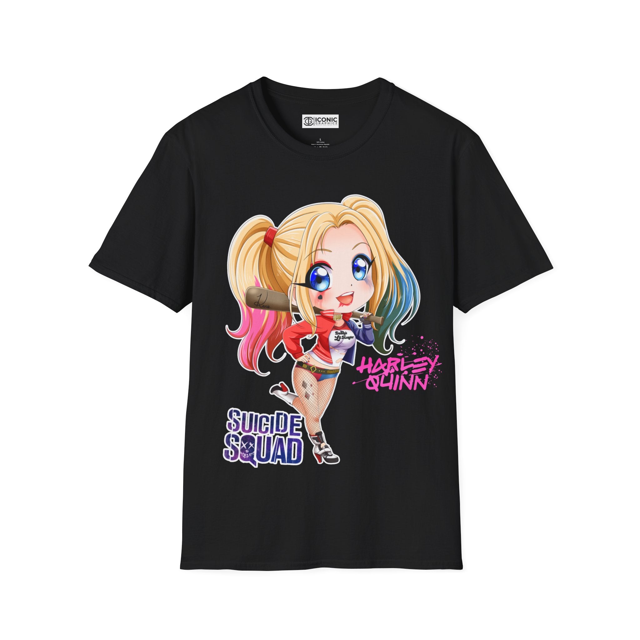 Harley Quinn Unisex Softstyle T-Shirt - IGZ Clothing 