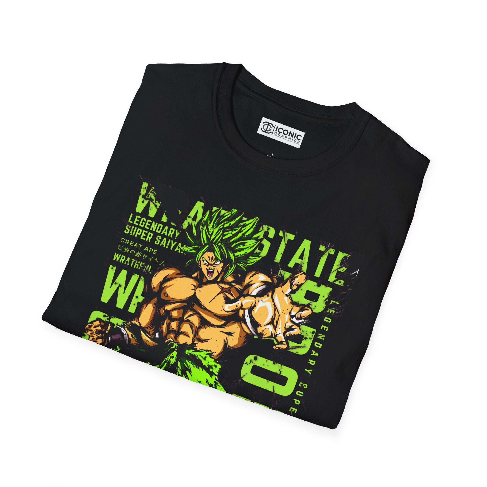 Broly Unisex Softstyle T-Shirt - IGZ Clothing 