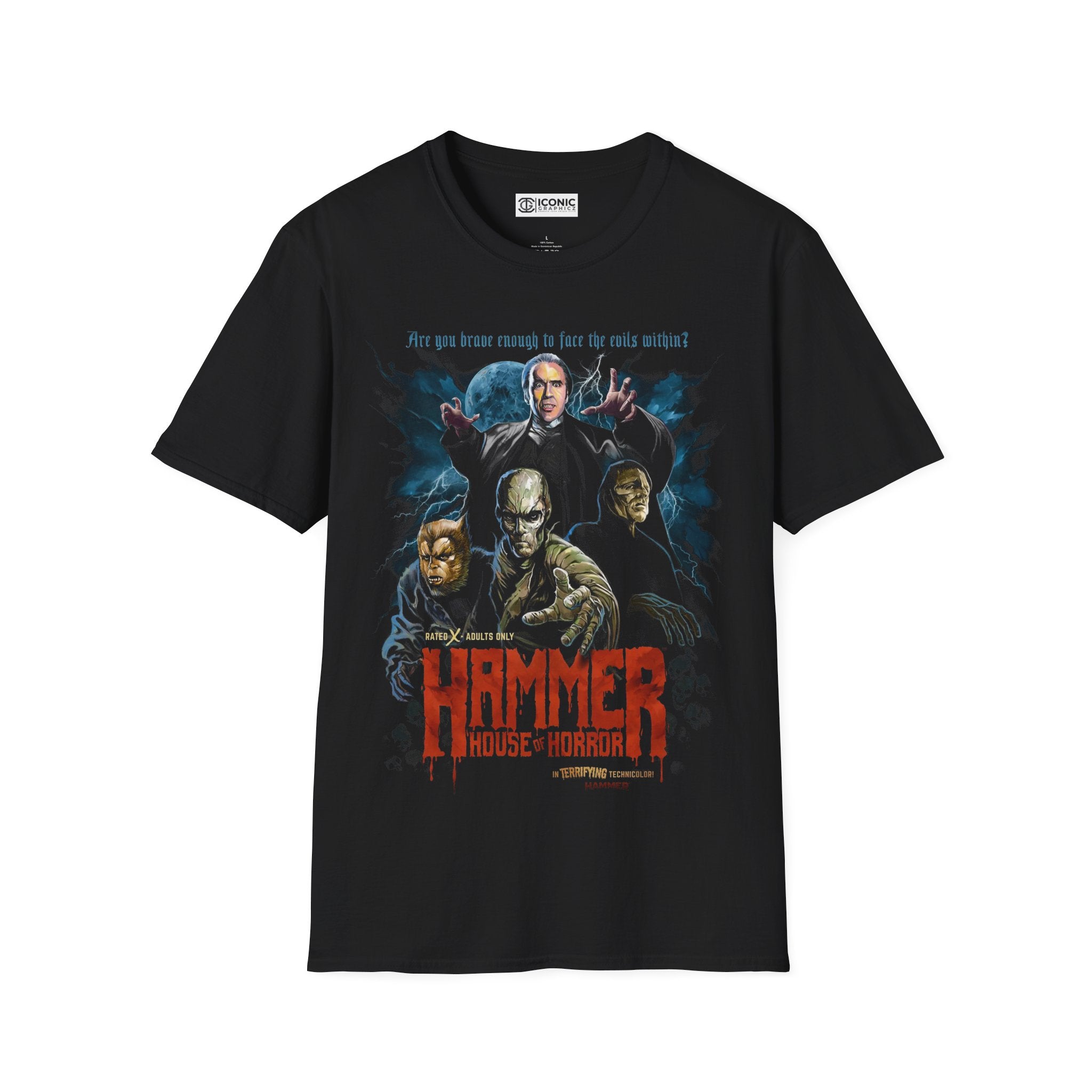 Hammer House of Horror T-Shirt - Hammer House of Horror Graphic Tee