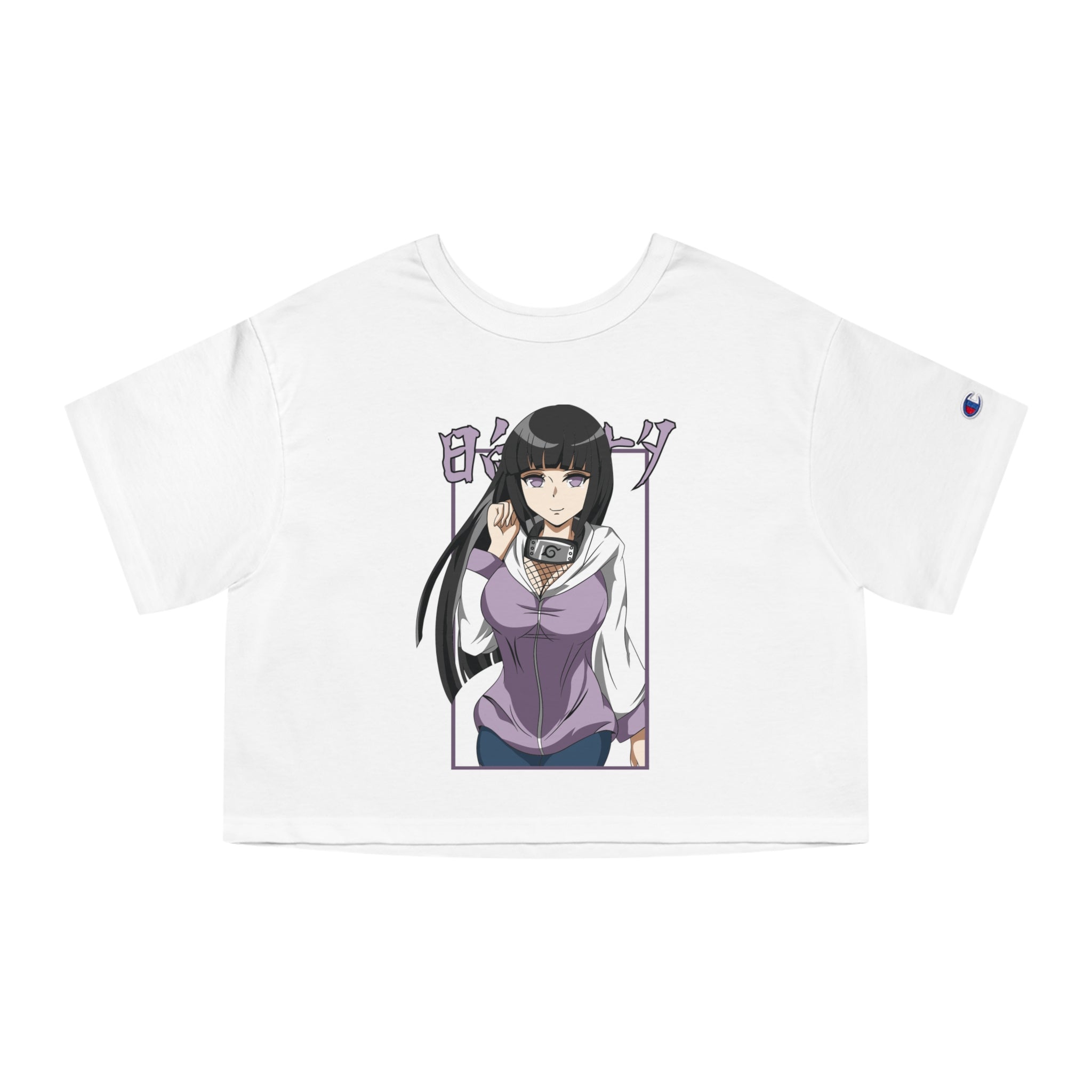 Hinata Champion Women's Heritage Cropped T-Shirt - IGZ Clothing 