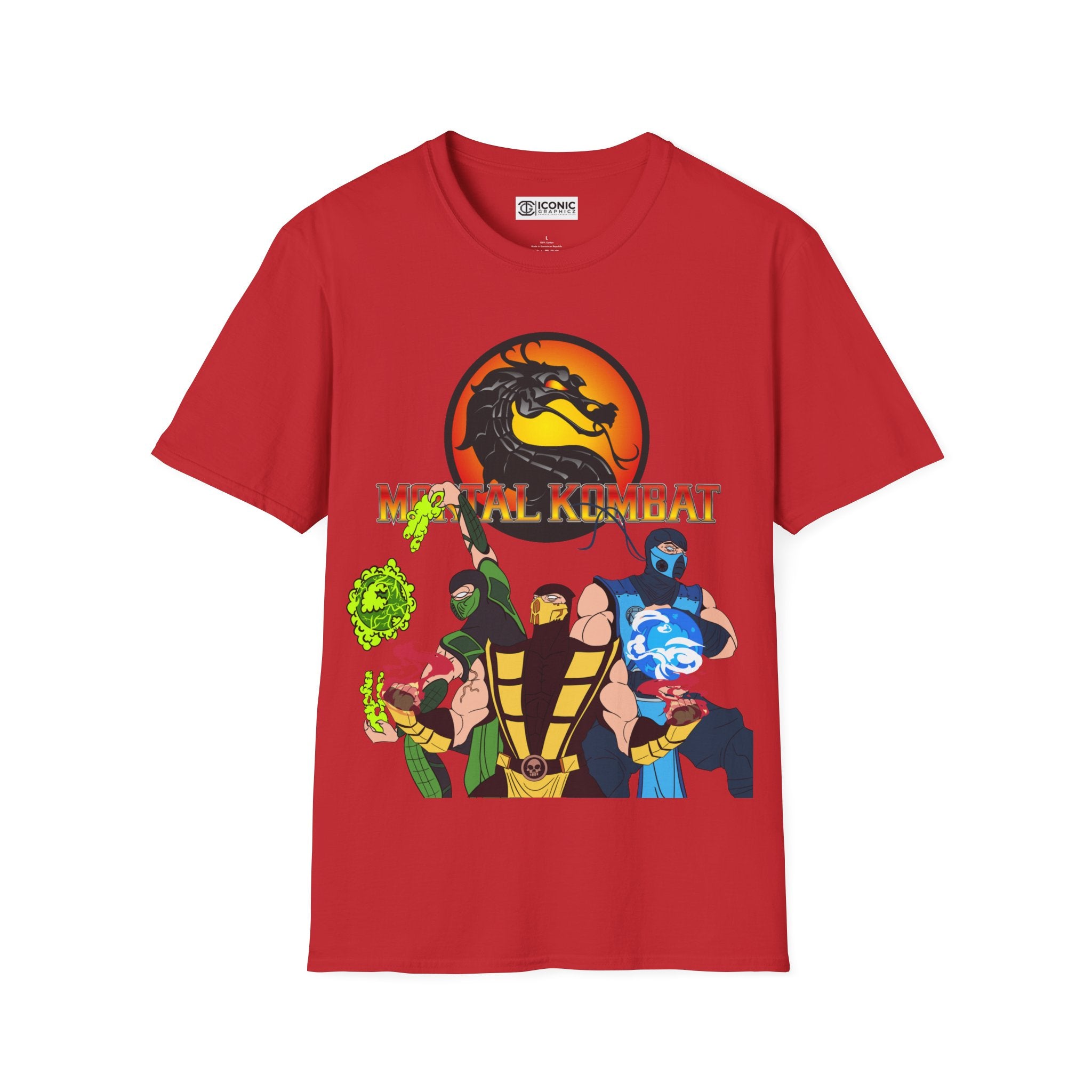 Mortal Kombat Unisex Softstyle T-Shirt - IGZ Clothing 