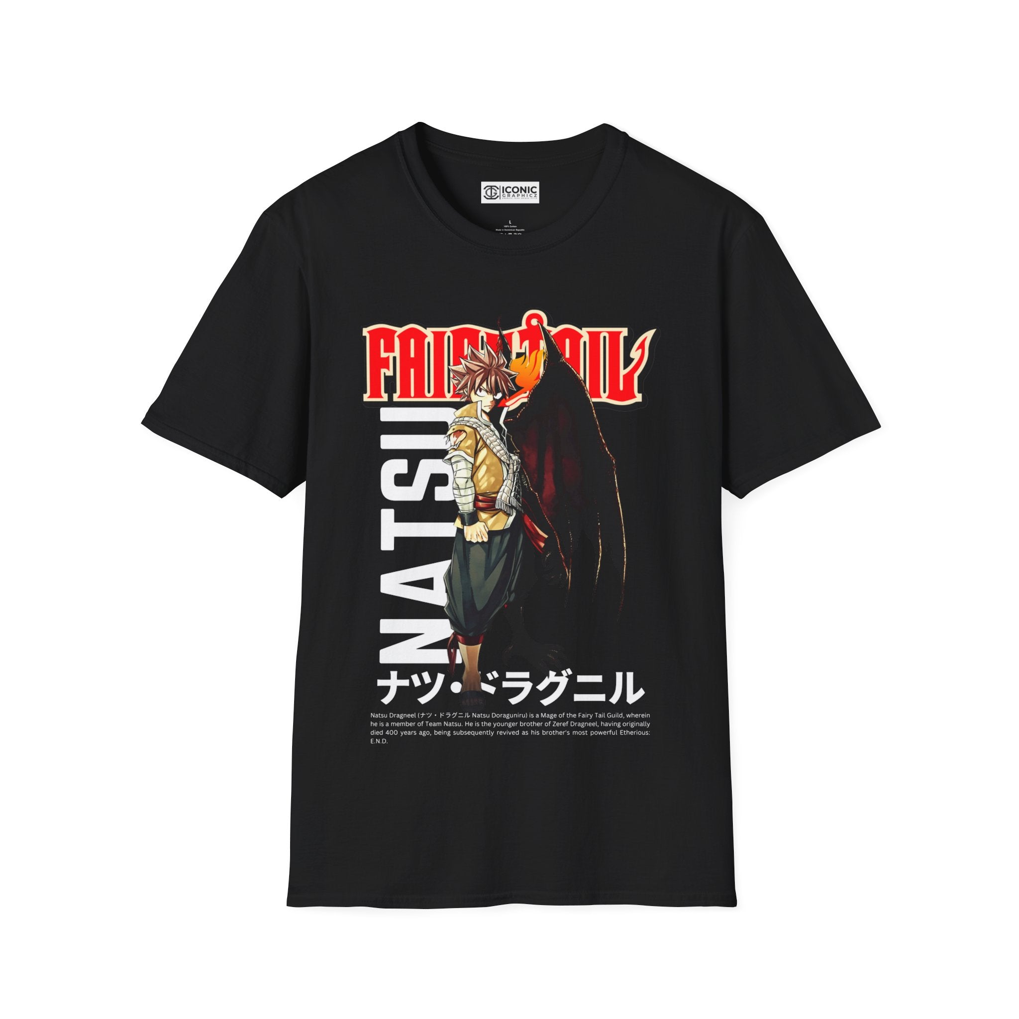 Natsu Unisex Softstyle T-Shirt - IGZ Clothing 