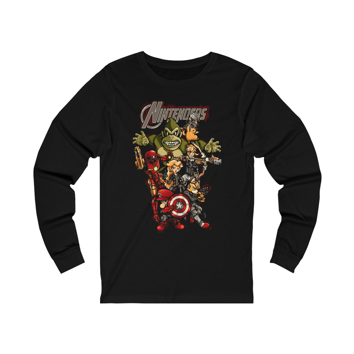 Avengers Unisex Jersey Long Sleeve Tee - IGZ Clothing 