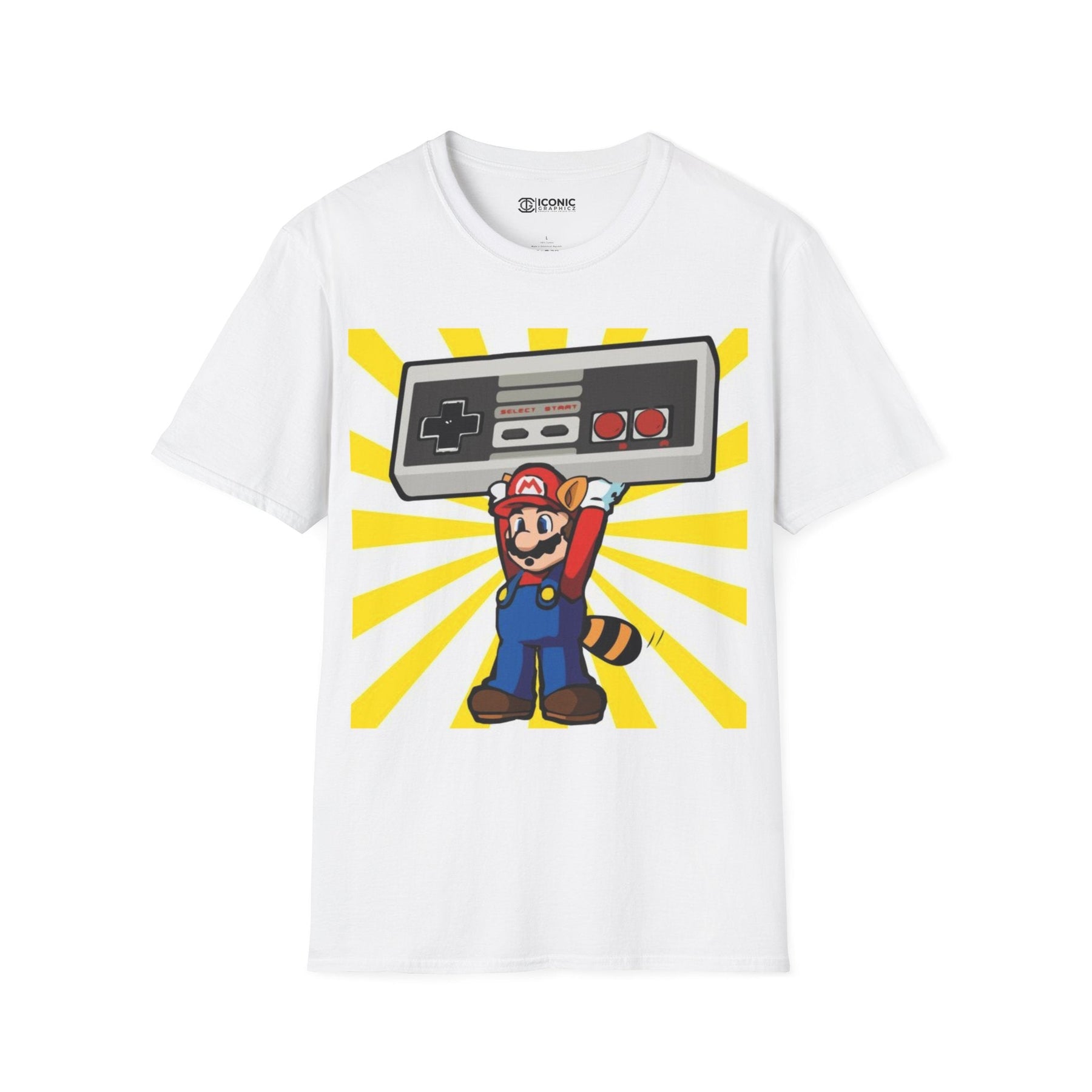 Super Mario Controller T-Shirt Printify