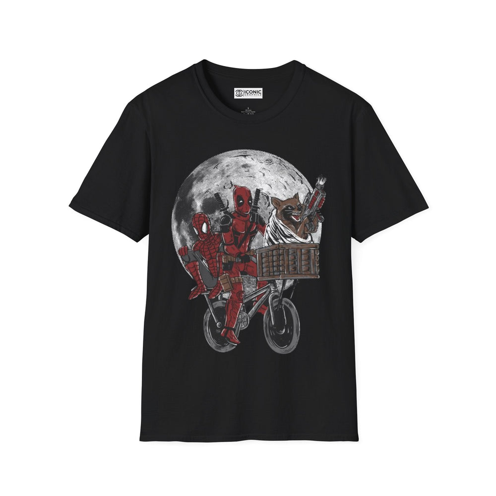 Deadpool and Spider-Man T-Shirt Printify