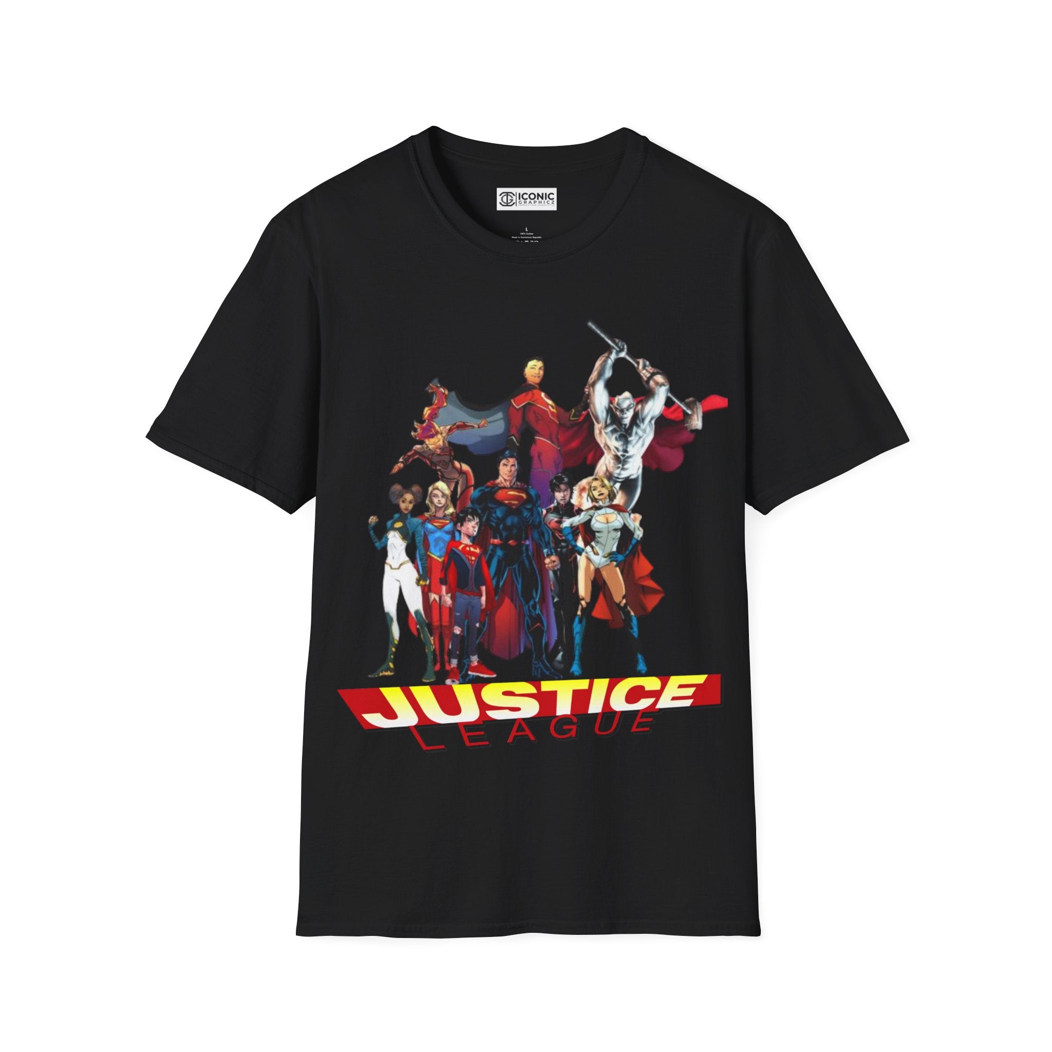 Justice League Unisex Softstyle T-Shirt - IGZ Clothing 