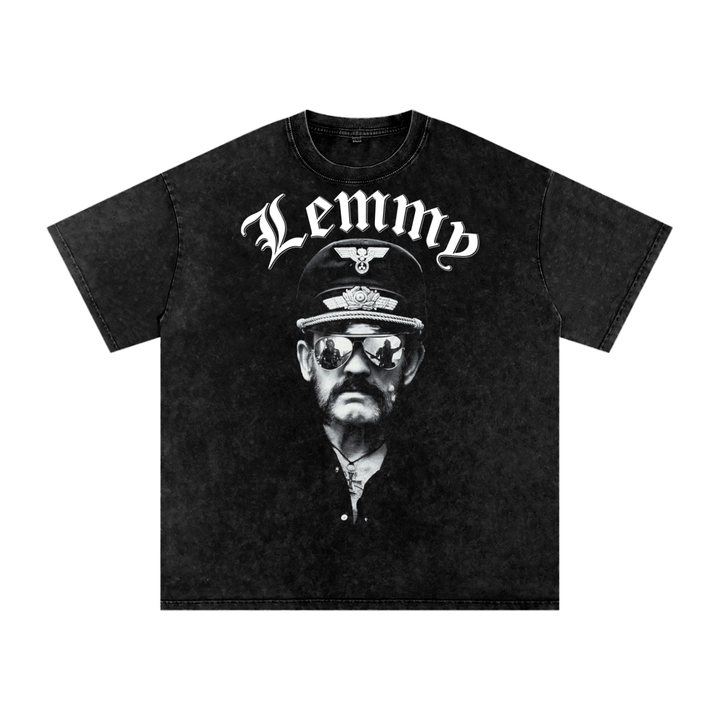 Lemmy Acid Wash Oversize T-Shirt