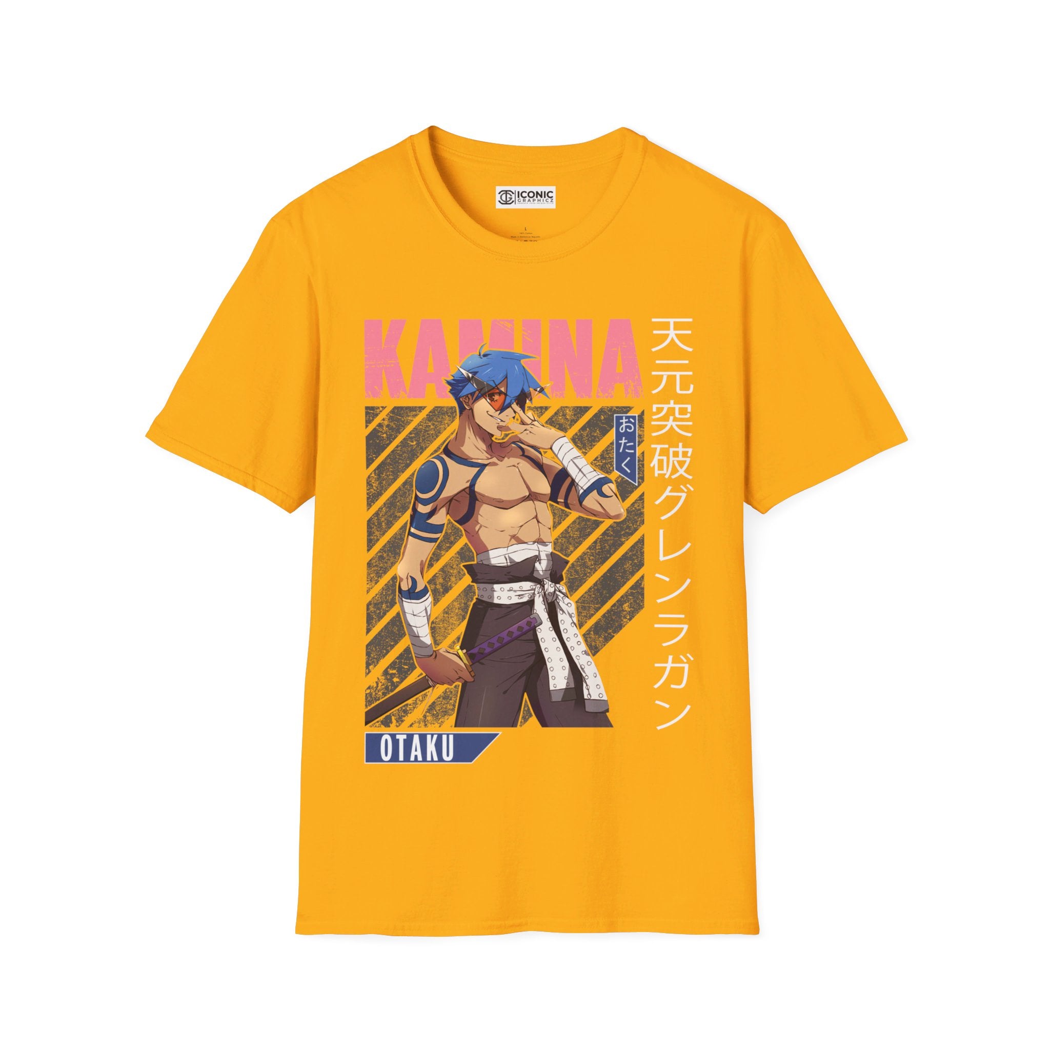 Gurren Lagann Kamina Unisex Softstyle T-Shirt - IGZ Clothing 