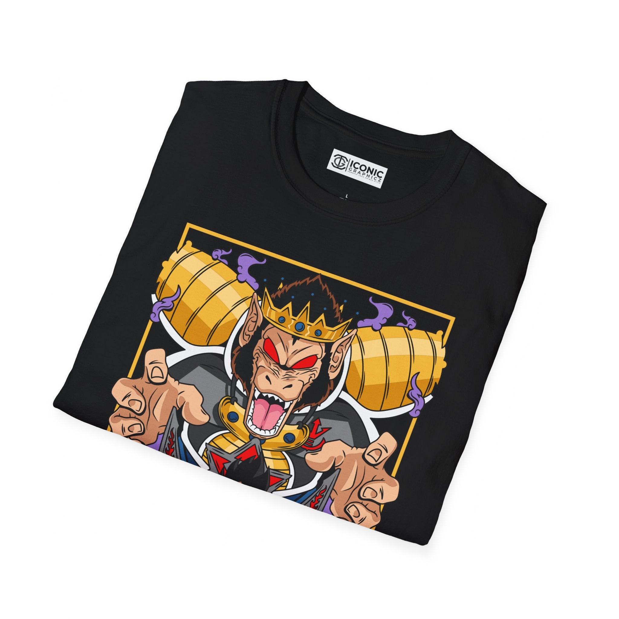 King Vegeta Unisex Softstyle T-Shirt - IGZ Clothing 