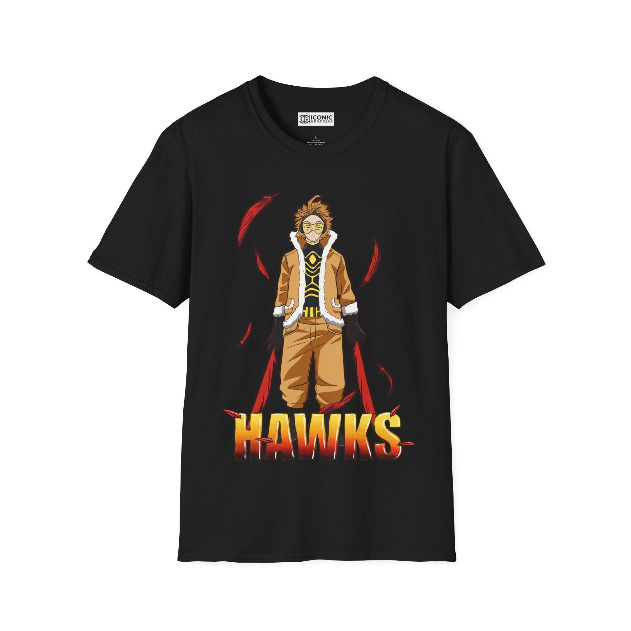 Hawks Unisex Softstyle T-Shirt - IGZ Clothing 