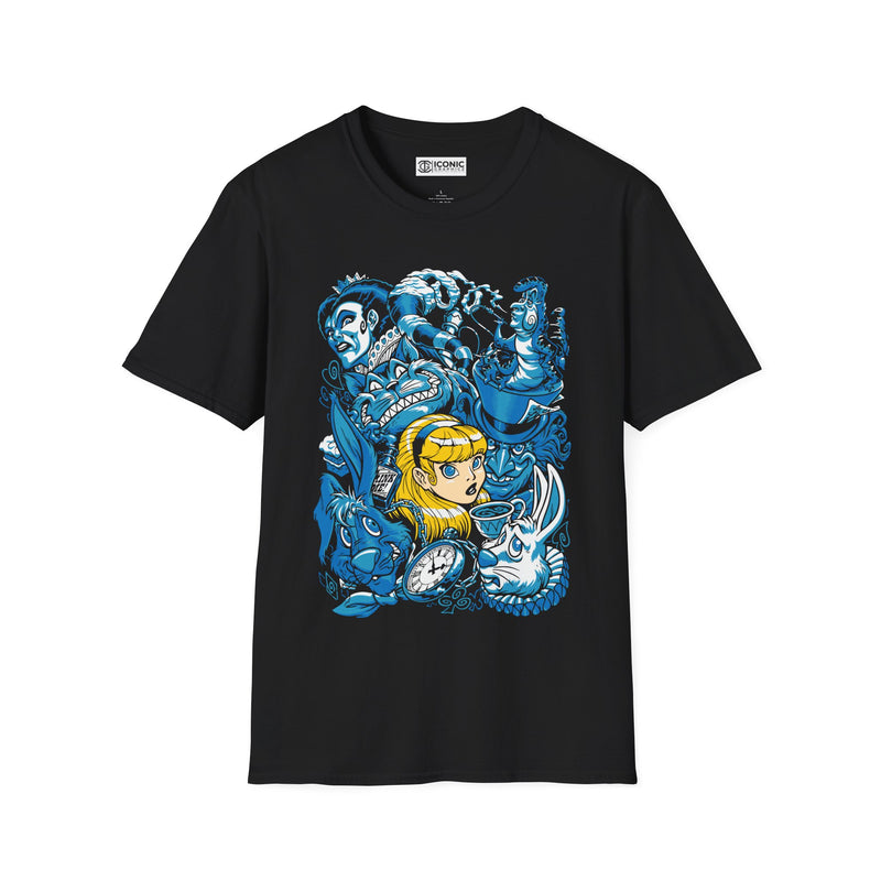 Alice in Wonderland Unisex Softstyle T-Shirt - IGZ Clothing 