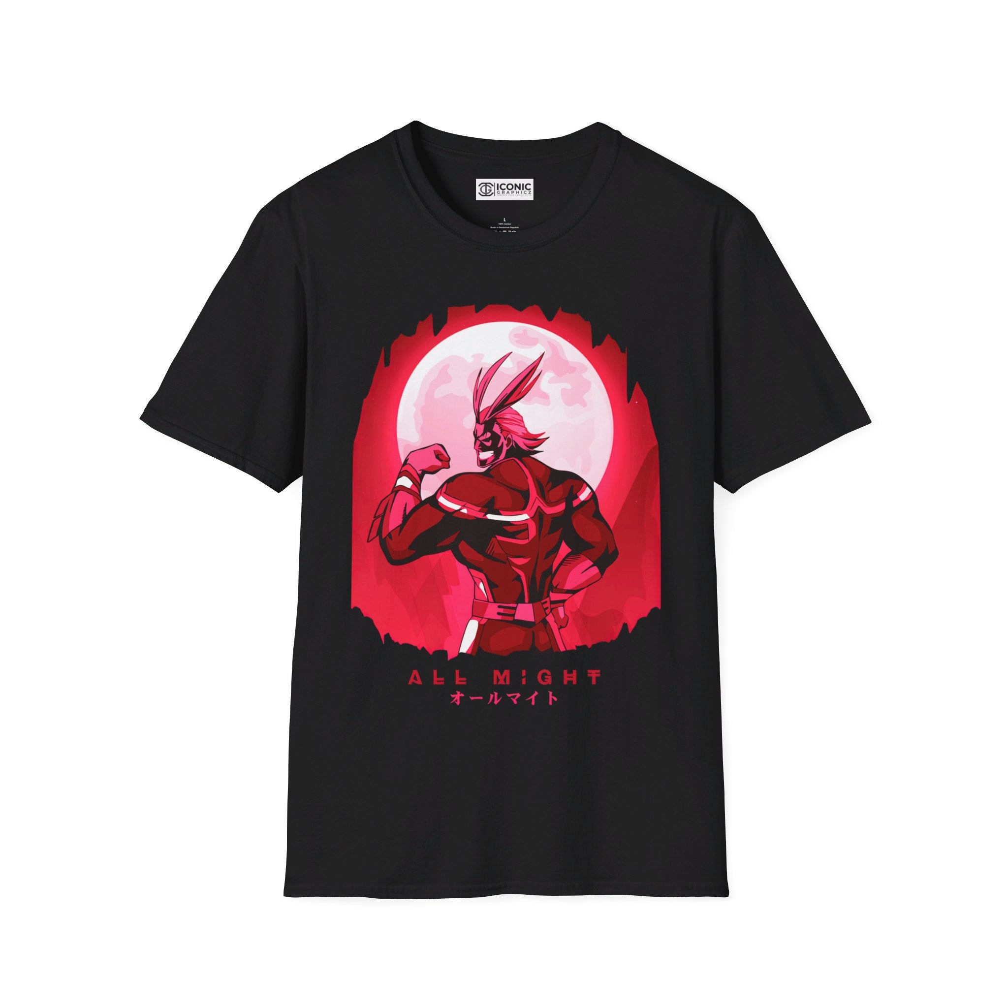 All Might Unisex Softstyle T-Shirt - IGZ Clothing 