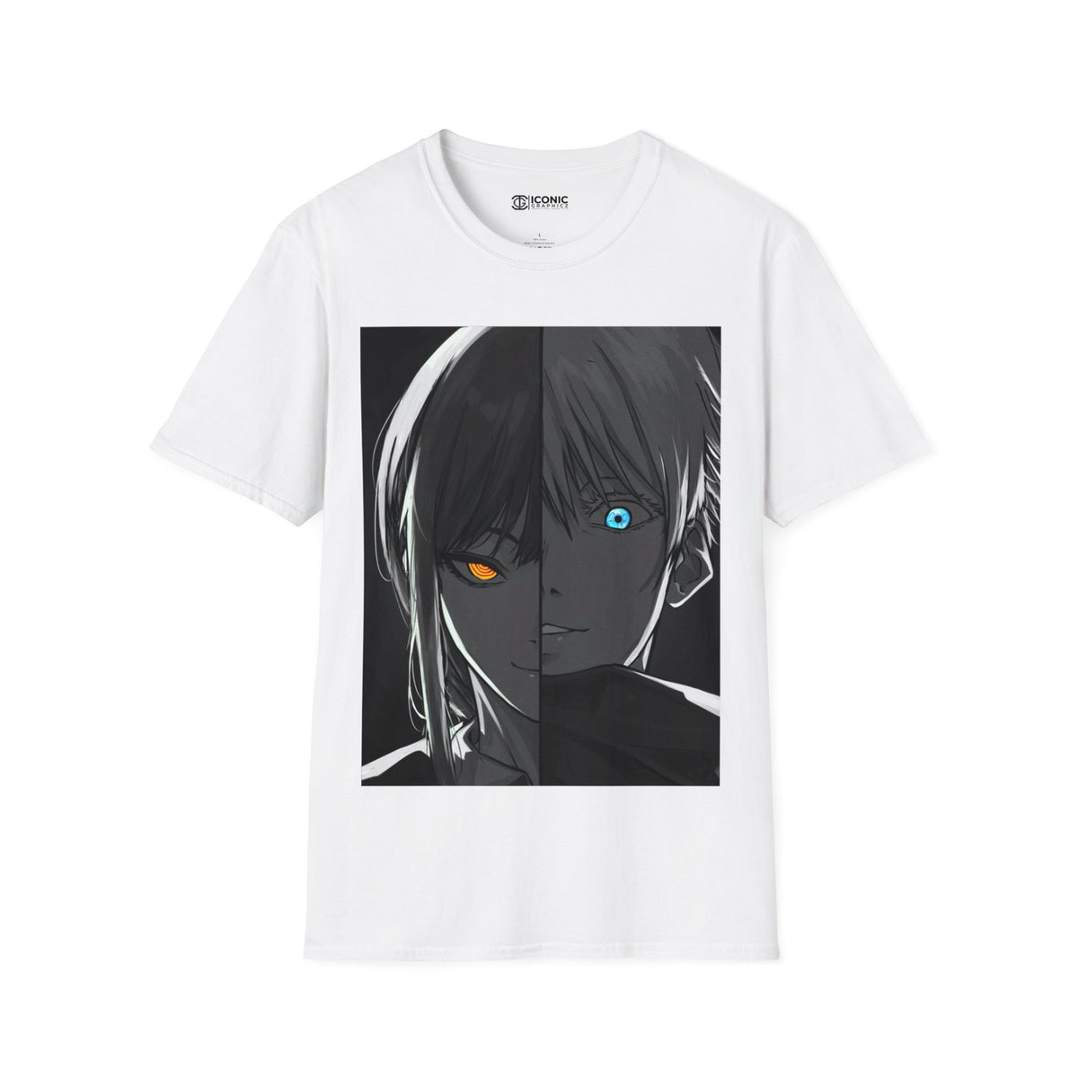 Makima and Gojo Unisex Softstyle T-Shirt - IGZ Clothing 