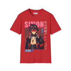 Gurren Lagann Simon Unisex Softstyle T-Shirt - IGZ Clothing 