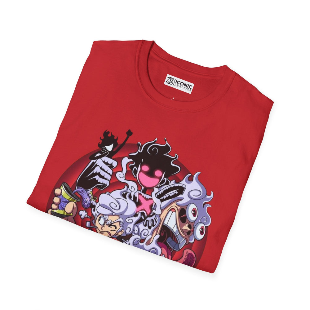 Sun God Luffy One Piece T-Shirt Printify