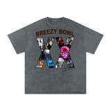 Chris Brown Breezy Bowl Acid Wash Oversize T-Shirt