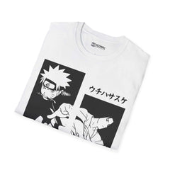 Uzumaki Naruto & Uchiha Sasuke Unisex Softstyle T-Shirt - IGZ Clothing 