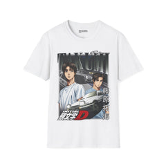 Initial-D Unisex Softstyle T-Shirt - IGZ Clothing 