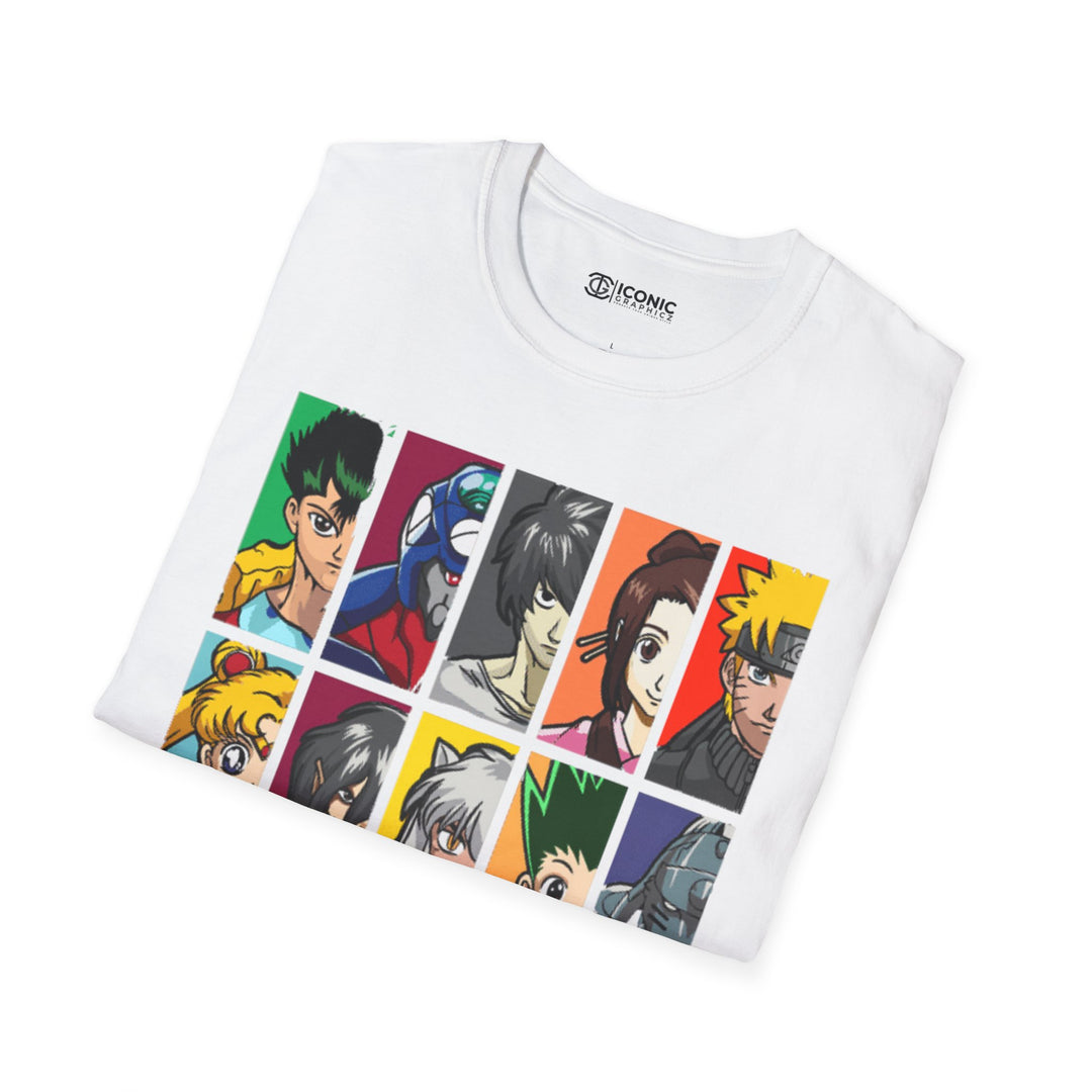 Anime Heros Unisex Softstyle T-Shirt - Premium T-Shirt from - Just $26! Shop now at IGZ Clothing 