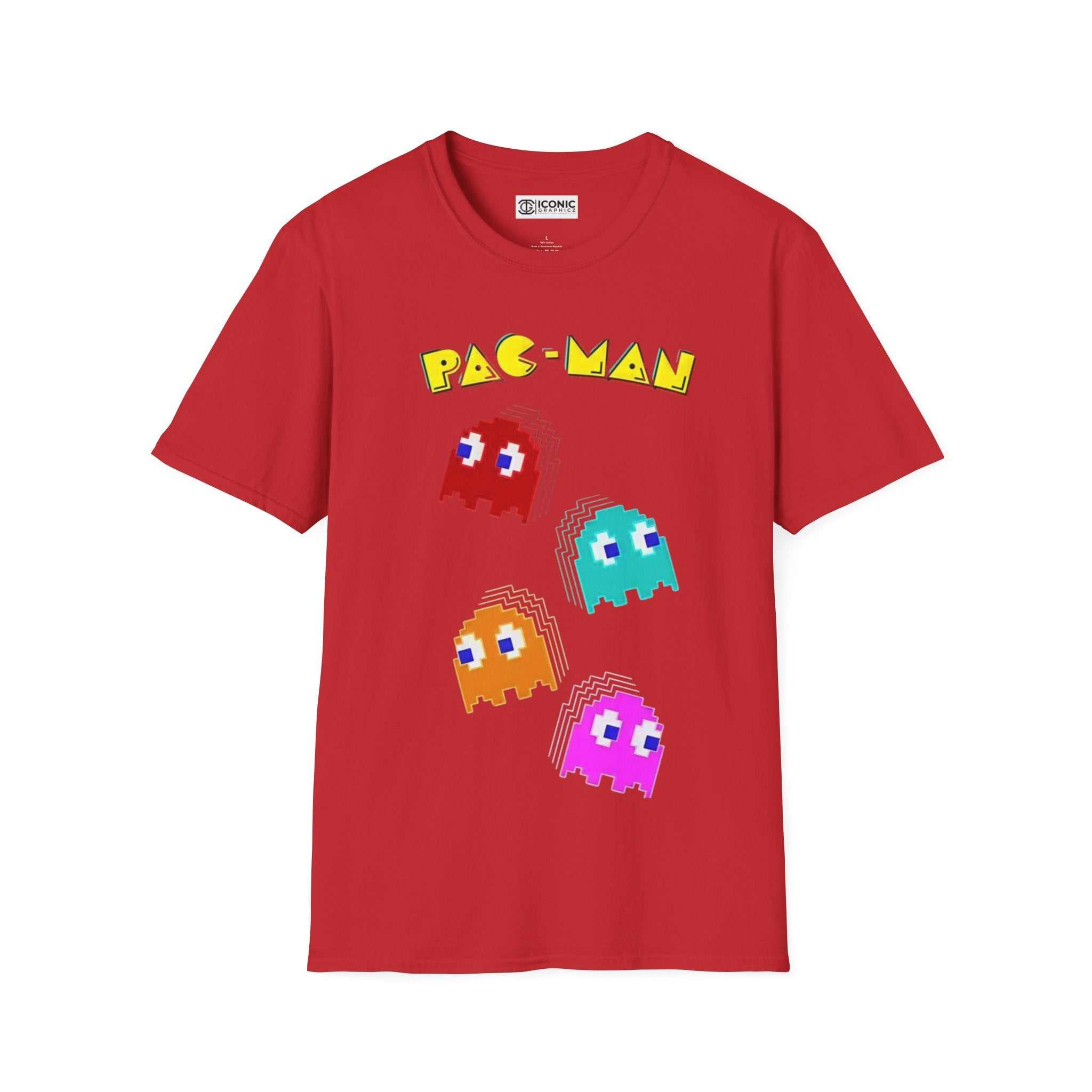 Pac Man Unisex Softstyle T-Shirt - IGZ Clothing 