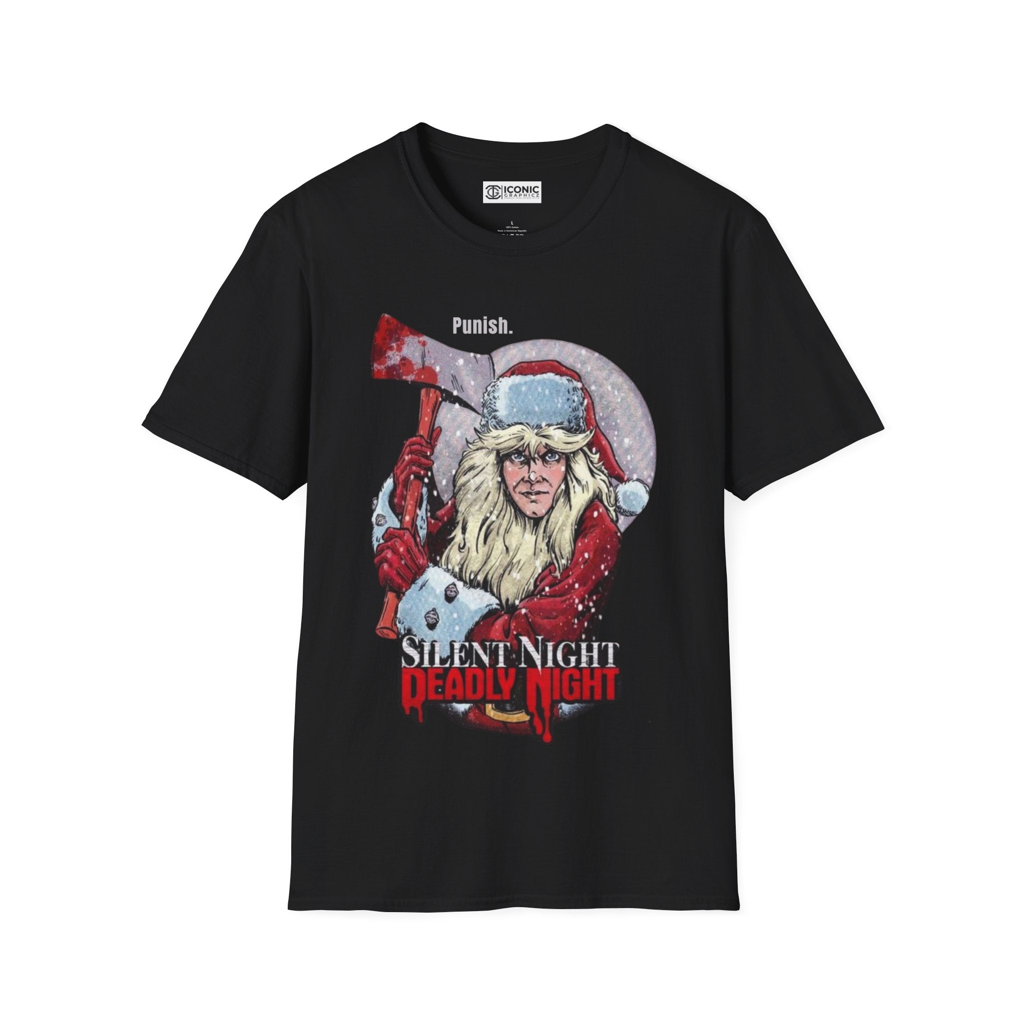 Silent Night Deadly Night Unisex Softstyle T-Shirt - IGZ Clothing 