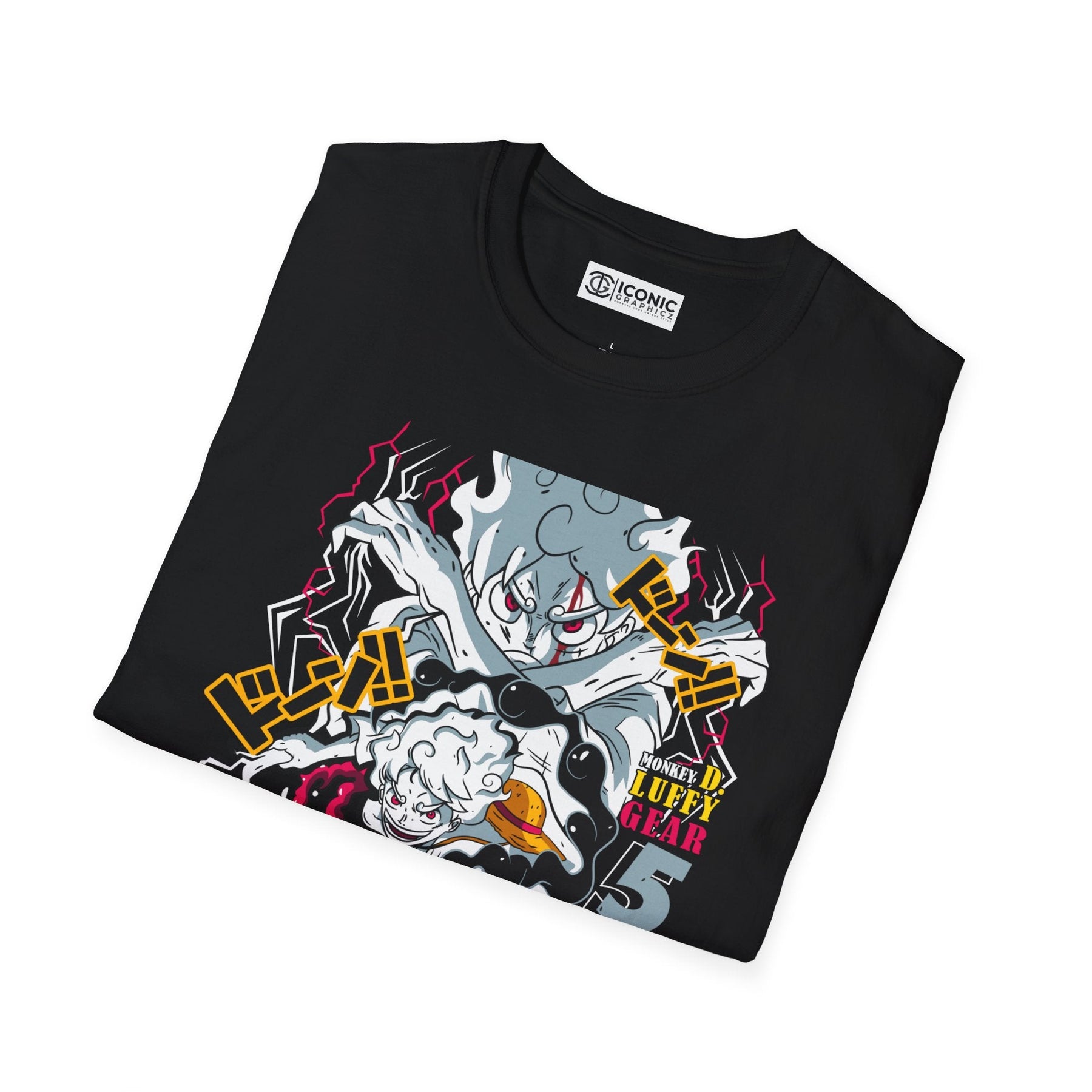 Sun God Luffy T-Shirt Printify