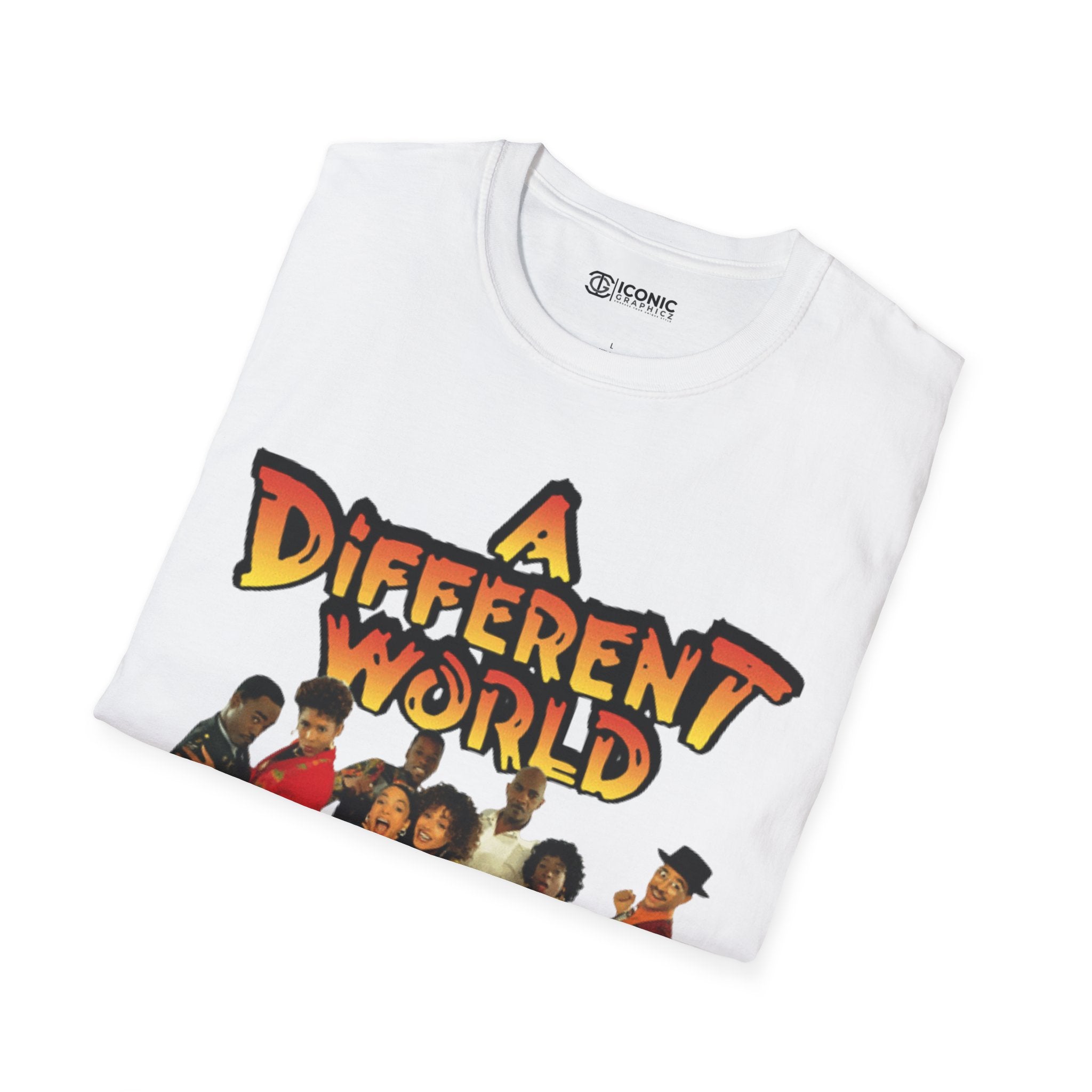A Different World Unisex Softstyle T-Shirt - Premium T-Shirt from - Just $26! Shop now at IGZ Clothing 