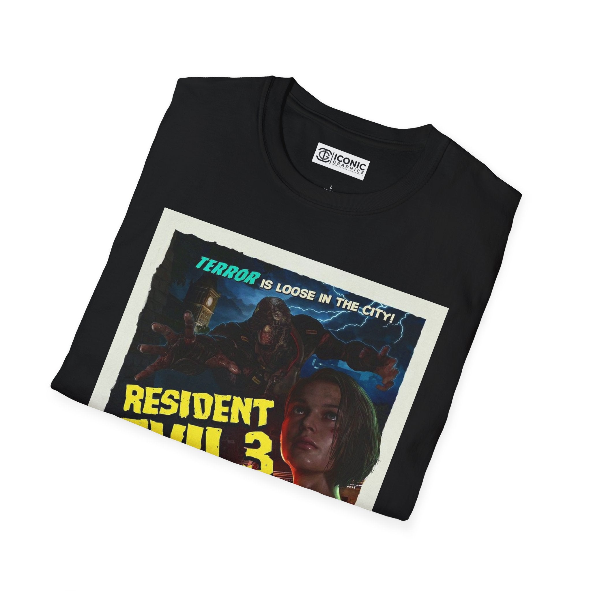 Resident Evil Unisex Softstyle T-Shirt - IGZ Clothing 