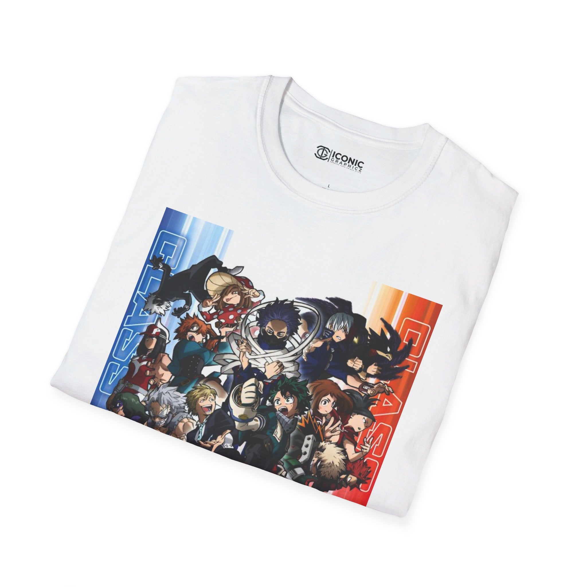 Class 1-A My Hero Academia Unisex Softstyle T-Shirt - IGZ Clothing 