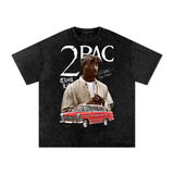 Tupac Shakur Acid Wash Oversize T-Shirt