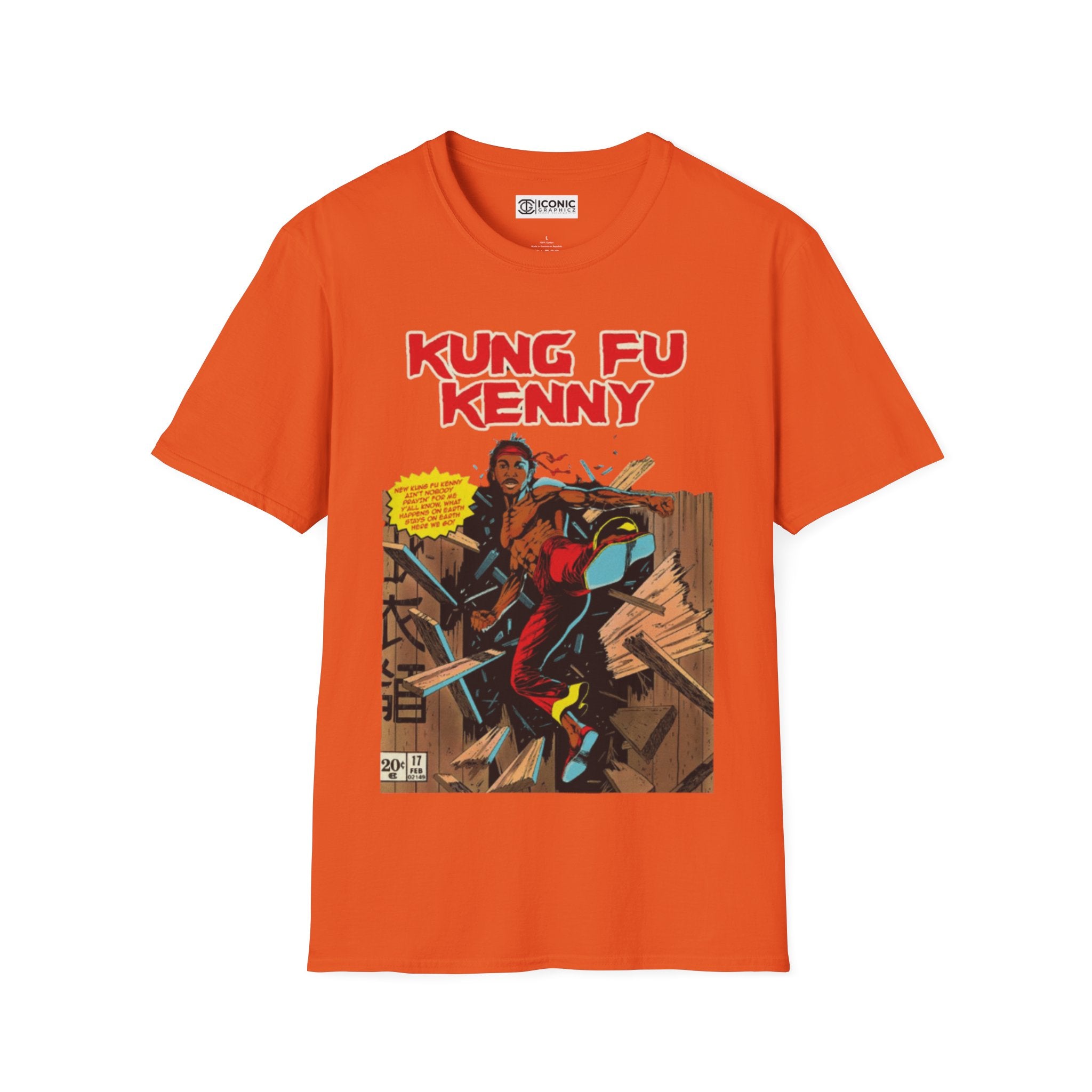 Kung Fu Kenny Unisex Softstyle T-Shirt - IGZ Clothing 