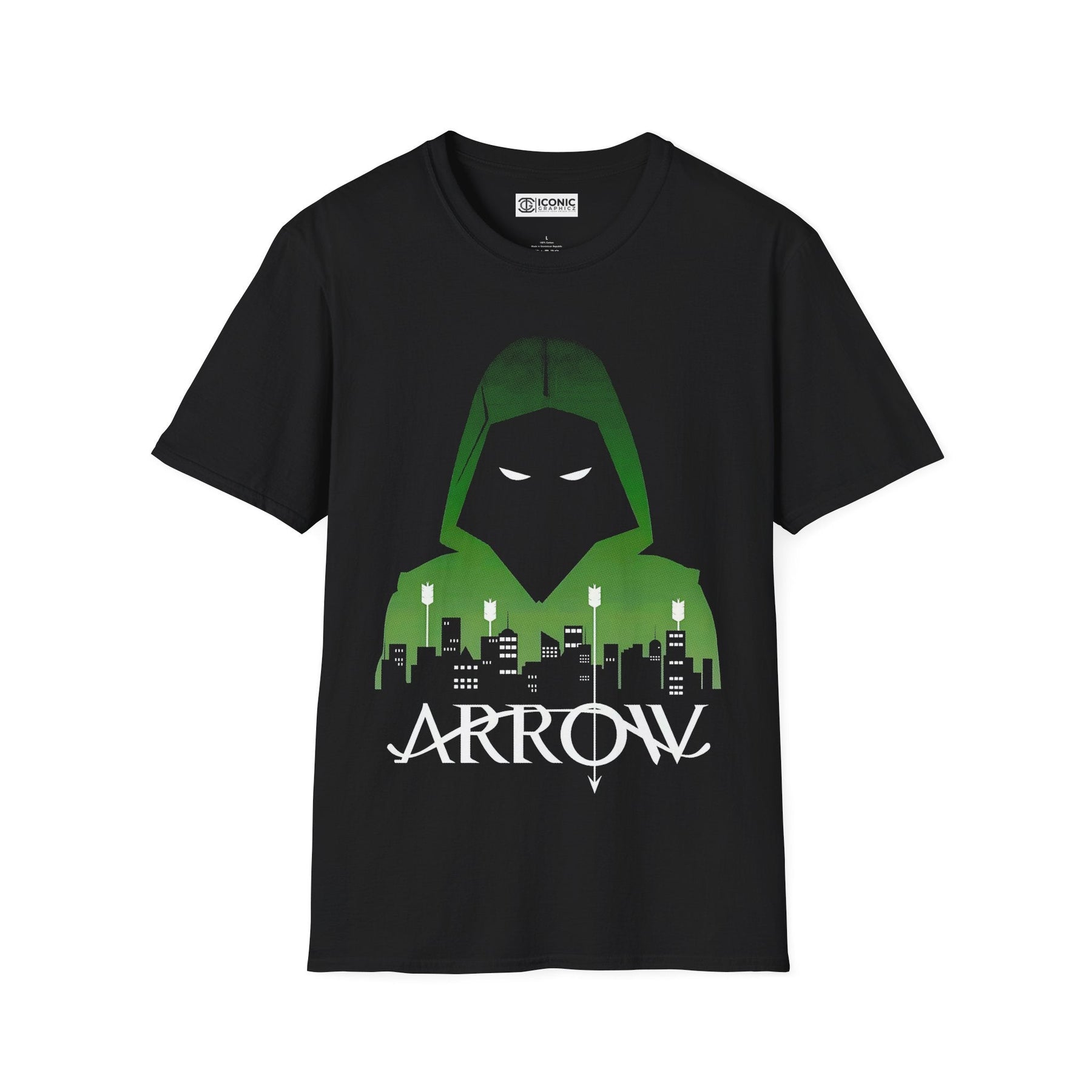 Green Arrow Shirt Printify