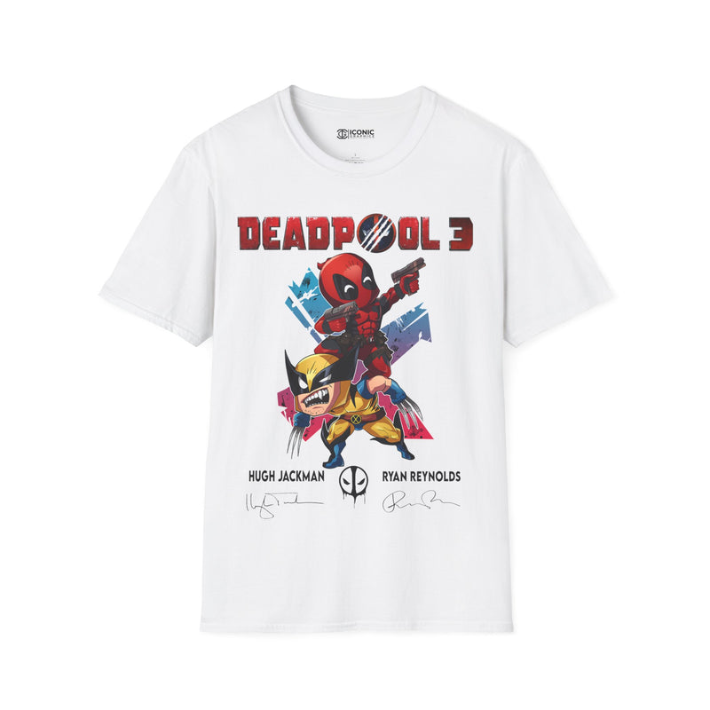 Deadpool and Wolverine Unisex Softstyle T-Shirt - IGZ Clothing 