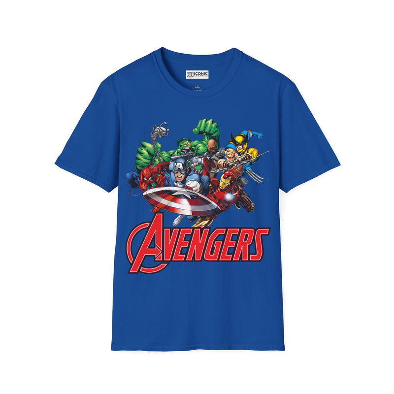 Avengers Unisex Softstyle T-Shirt - IGZ Clothing 