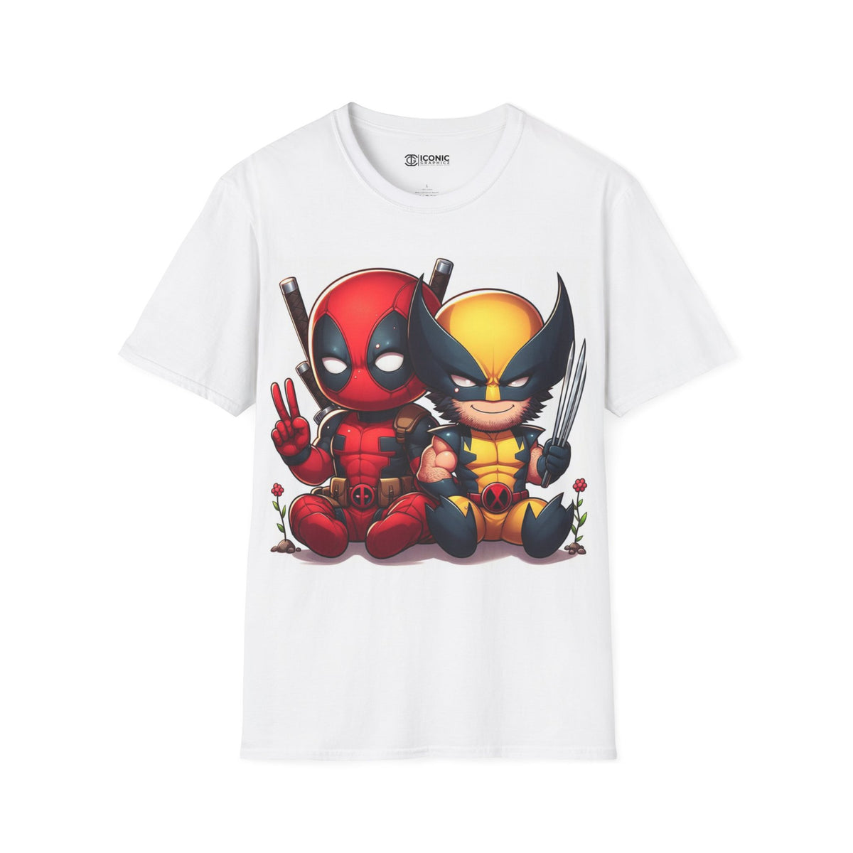 Deadpool and Wolverine Unisex Softstyle T-Shirt - IGZ Clothing 