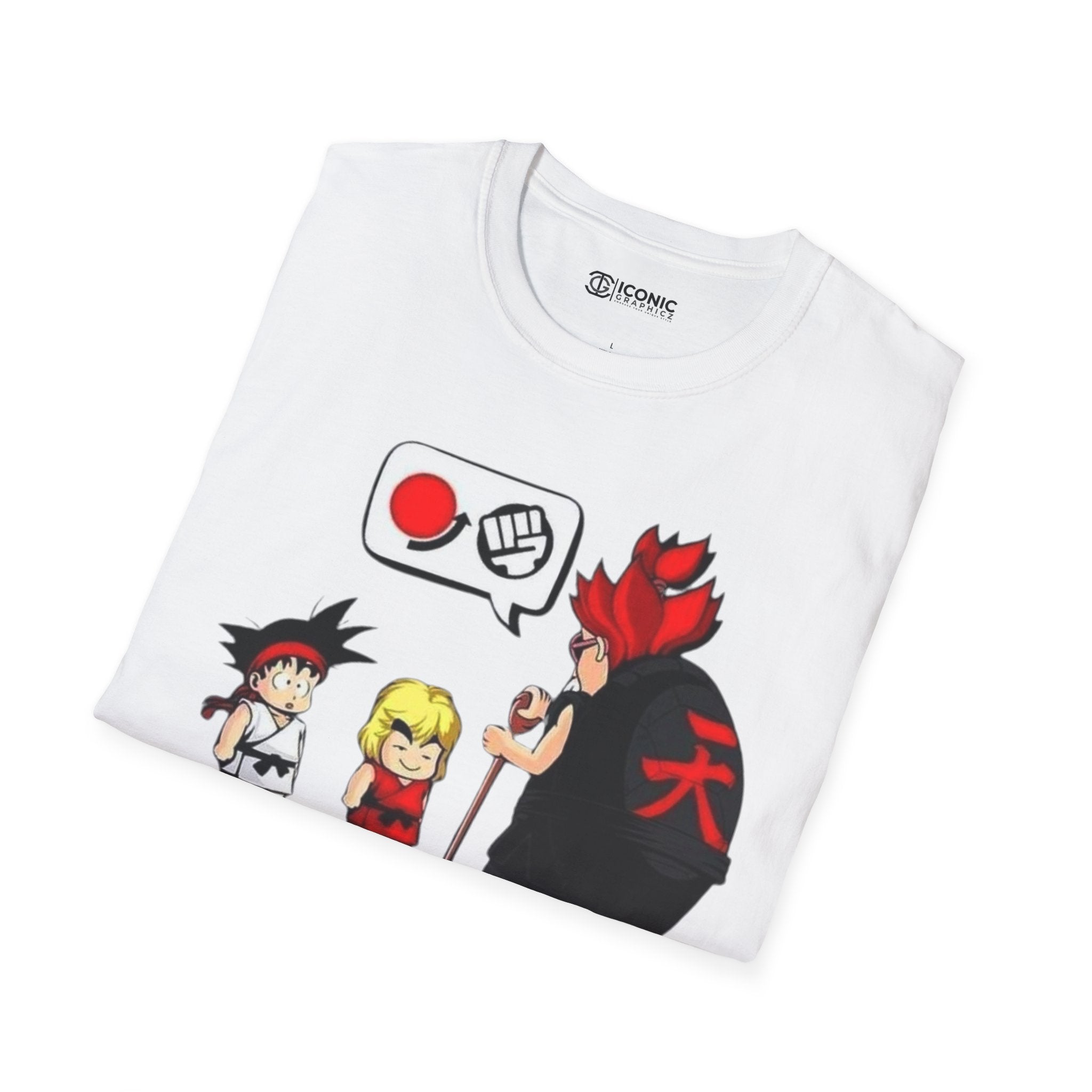 Dragonball and Streetfighter parody T-Shirt