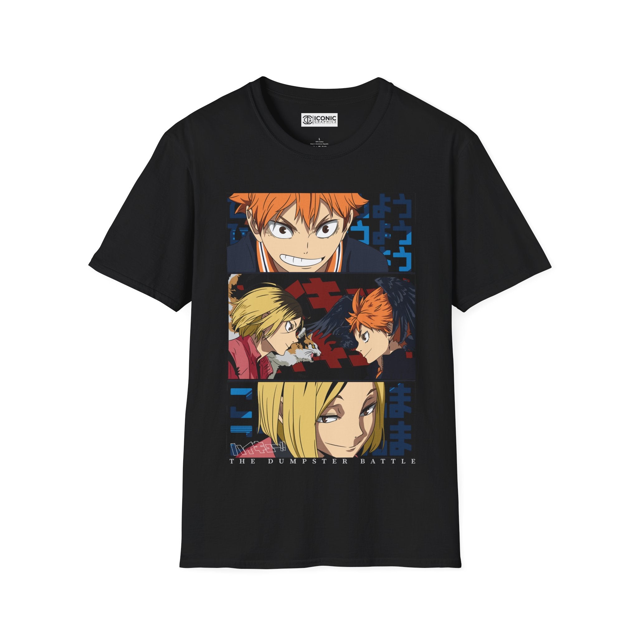 Haikyuu the dumpster battle T-Shirt