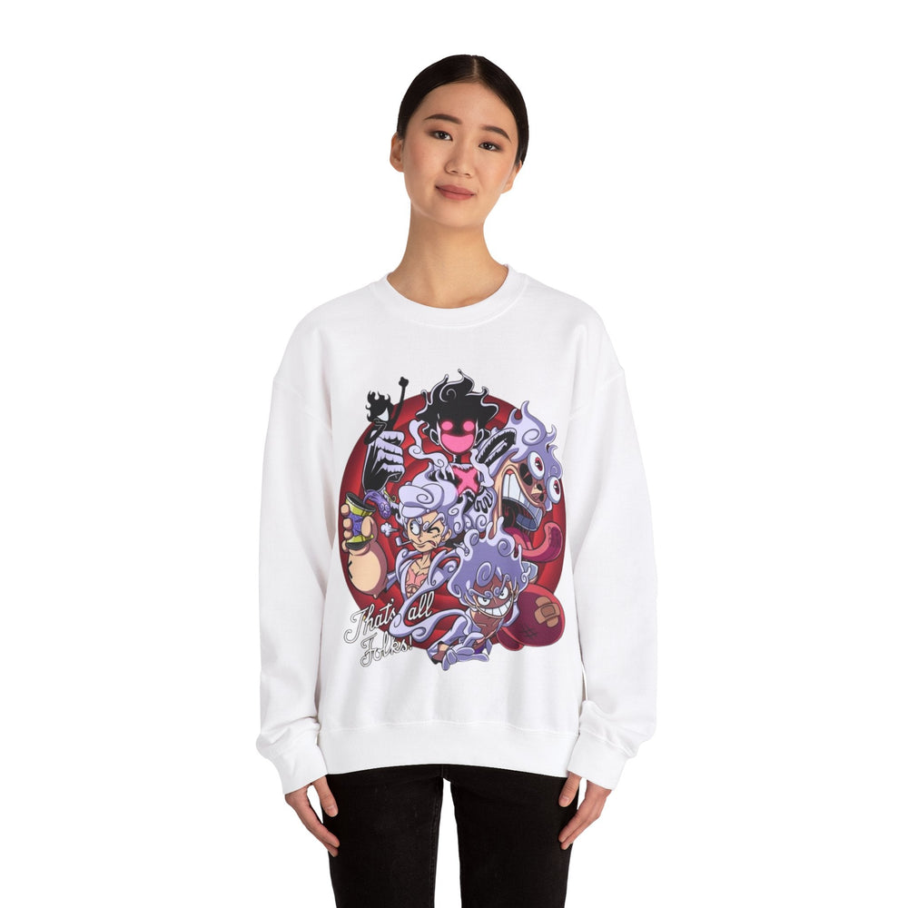 Sun God Luffy Unisex Heavy Blend™ Crewneck Sweatshirt Printify