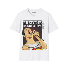 Freddie Mercury Unisex Softstyle T-Shirt - IGZ Clothing 