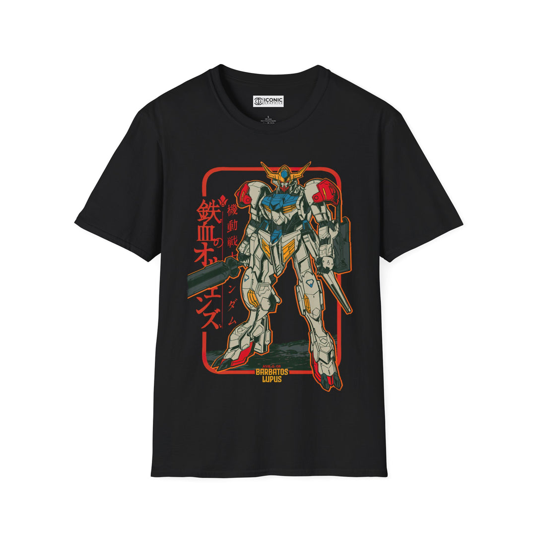 Barbatos Lupus Gundam Unisex Softstyle T-Shirt - Premium T-Shirt from - Just $26! Shop now at IGZ Clothing 