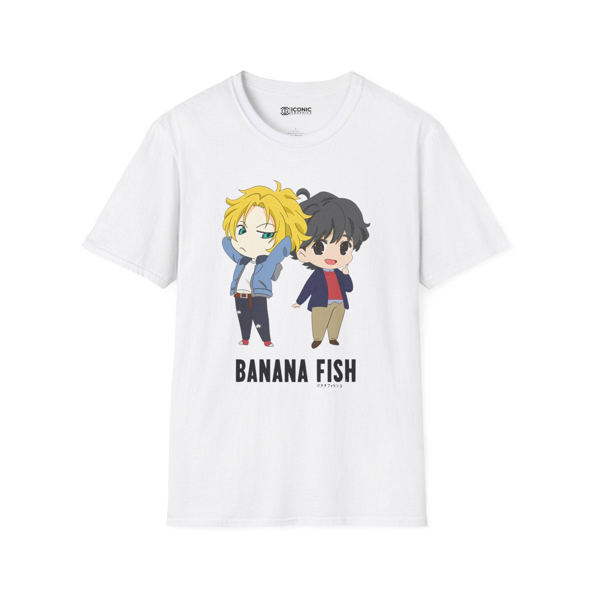 Banana Fish Unisex Softstyle T-Shirt - IGZ Clothing 