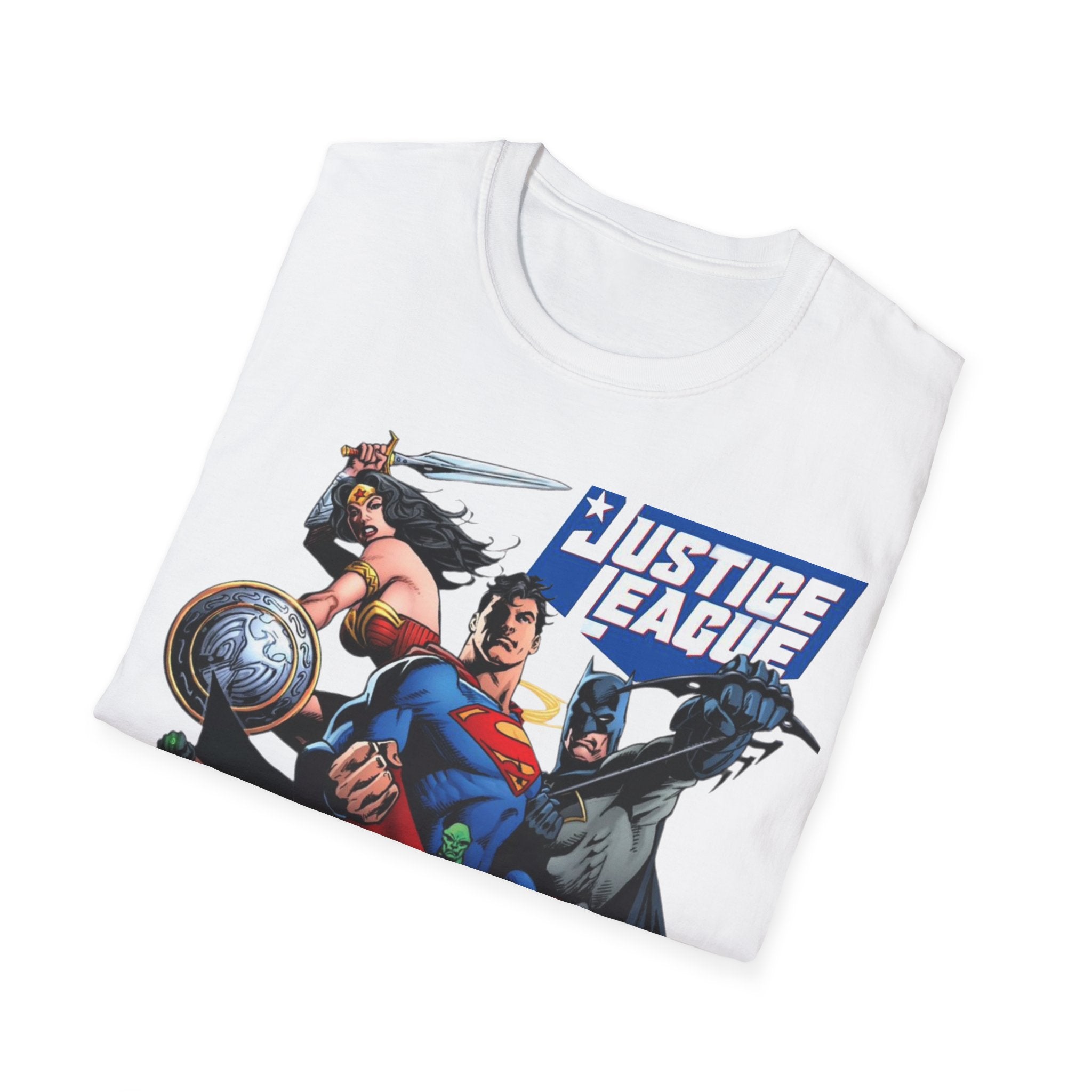 Justice League Unisex Softstyle T-Shirt - IGZ Clothing 