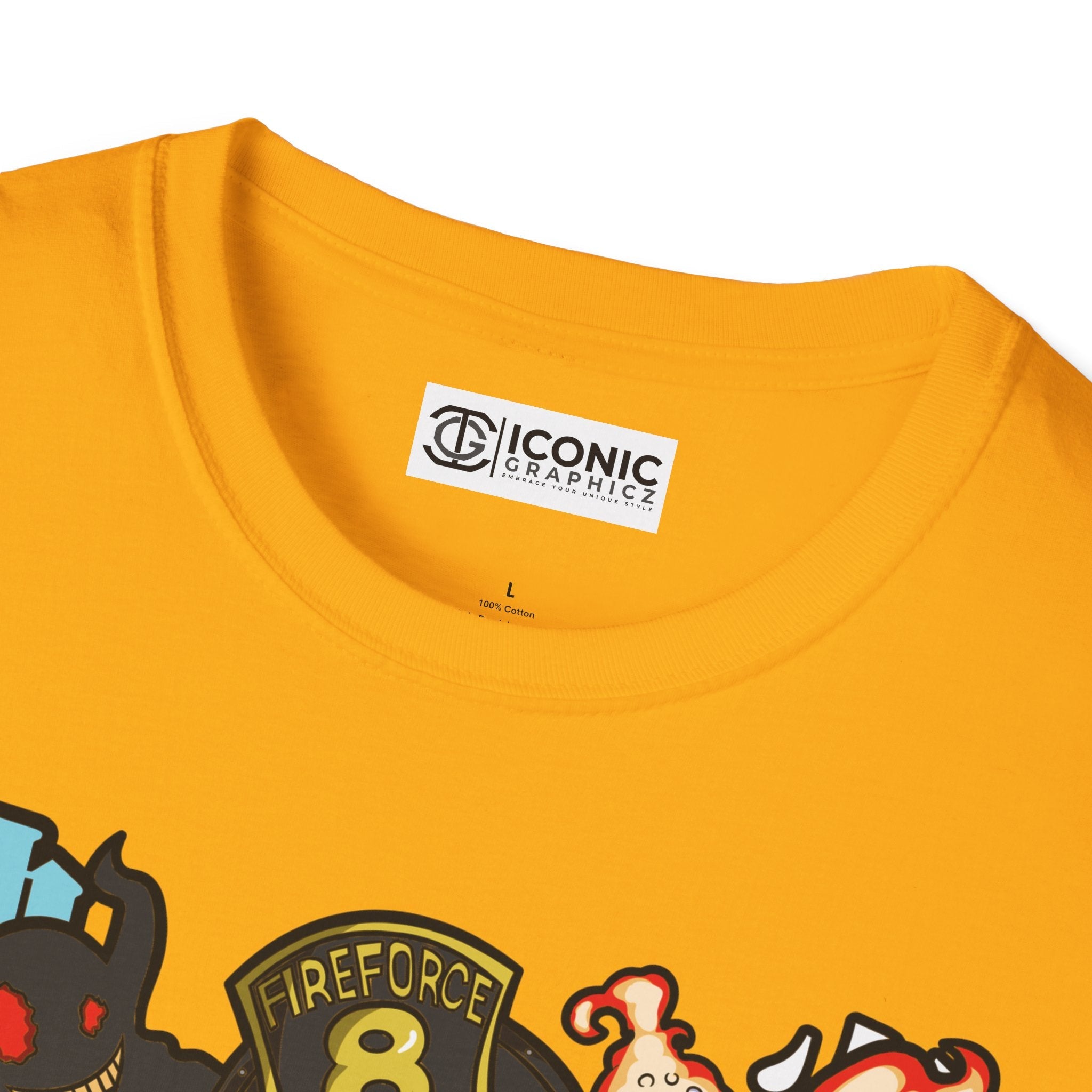 Shinra Fire Forcet T-Shirt Printify