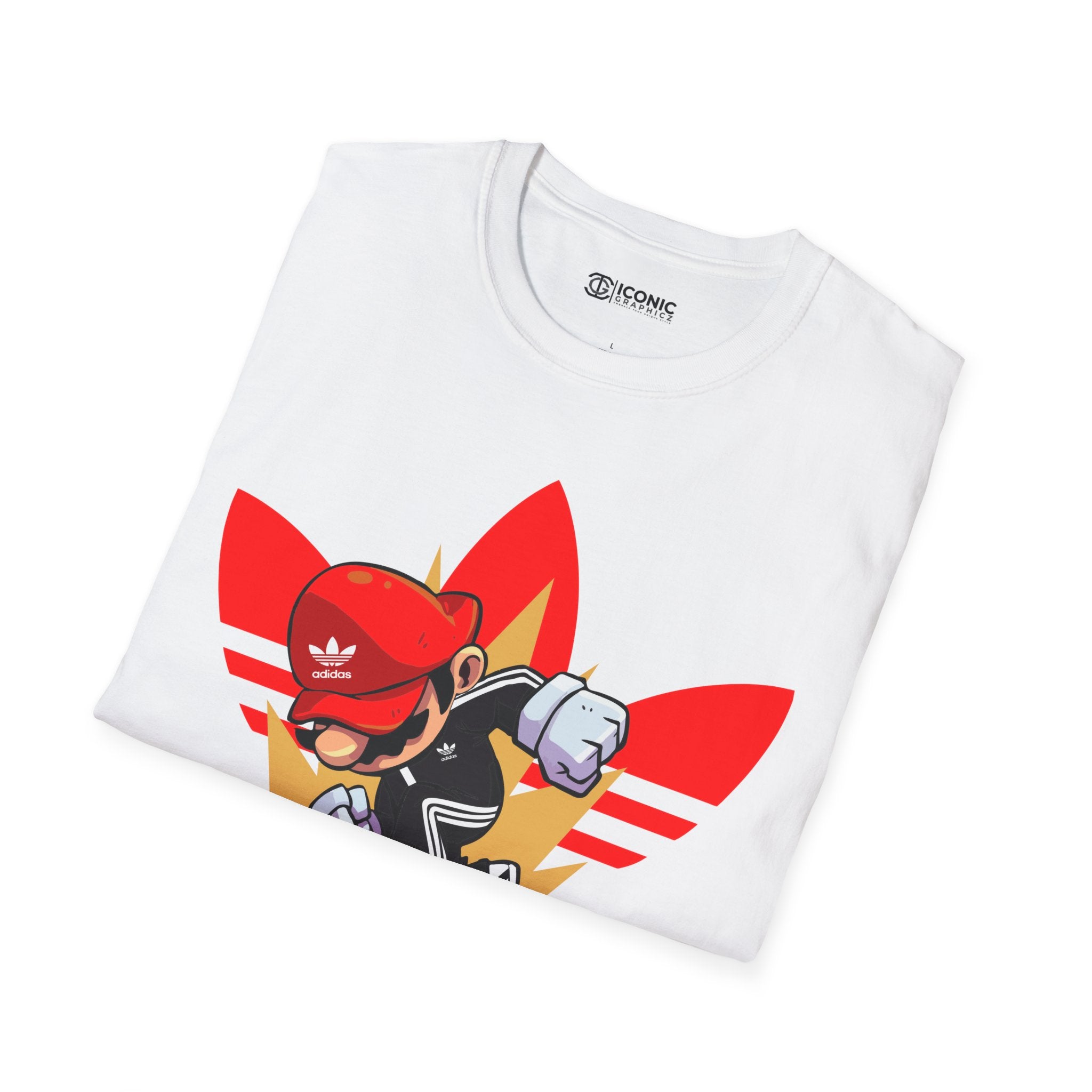 Mario Unisex Softstyle T-Shirt - IGZ Clothing 