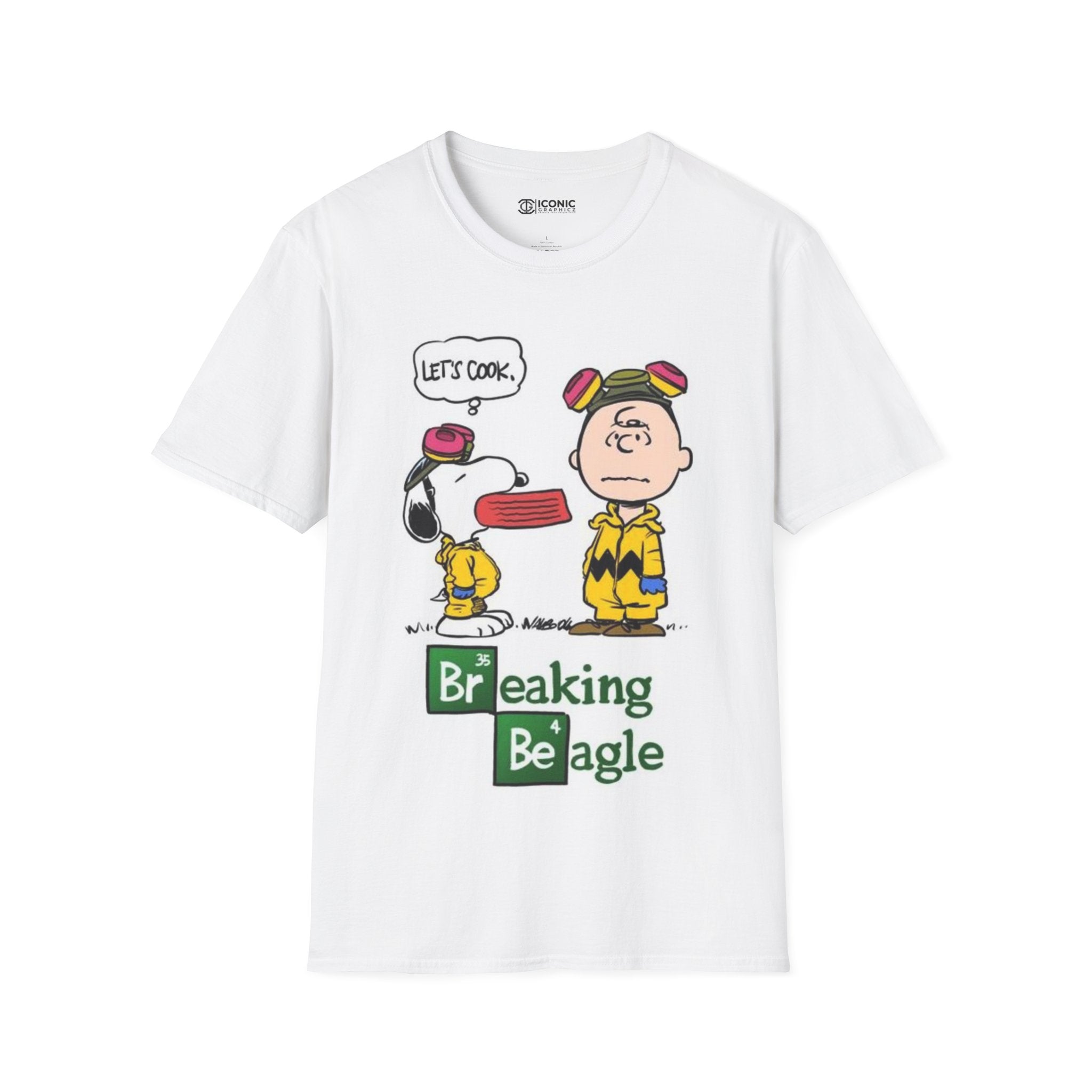 Snoopy Breaking Bad Unisex Softstyle T-Shirt - IGZ Clothing 